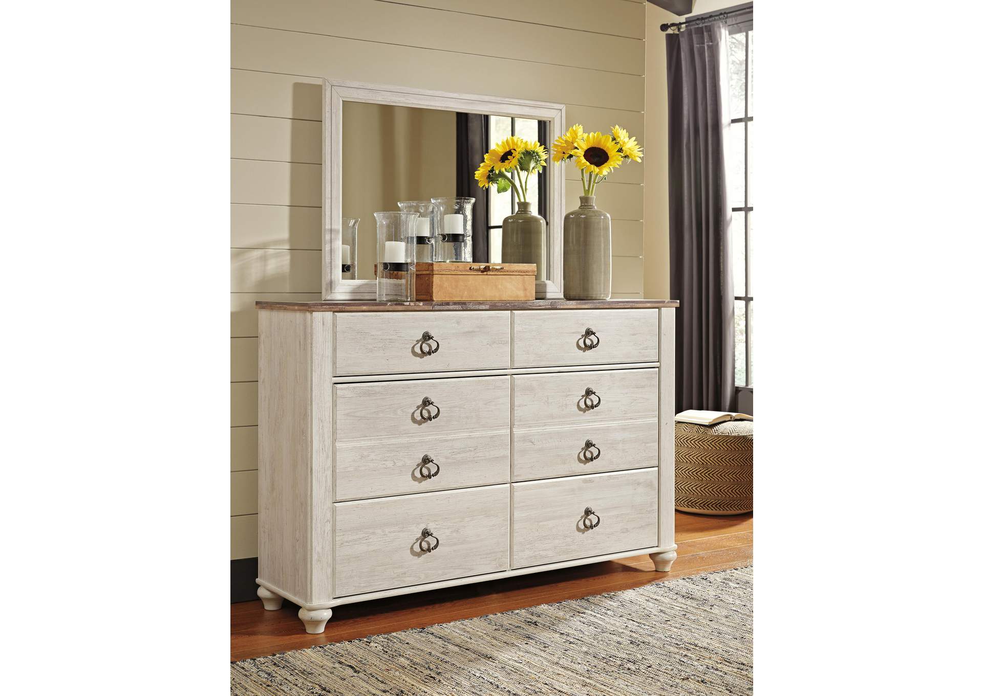 Willowton Dresser and Mirror image 7