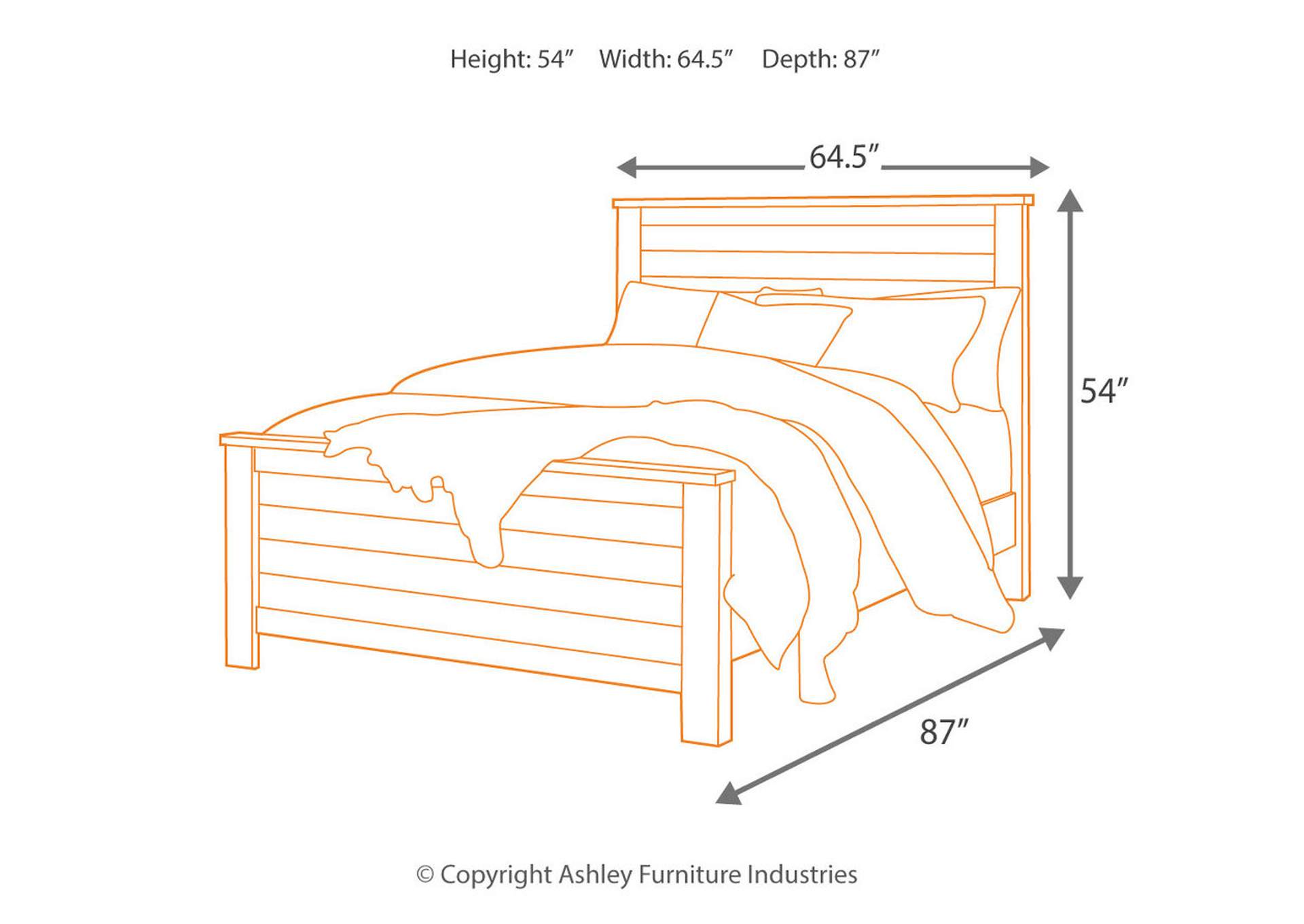 Willowton Queen Panel Bed image 5