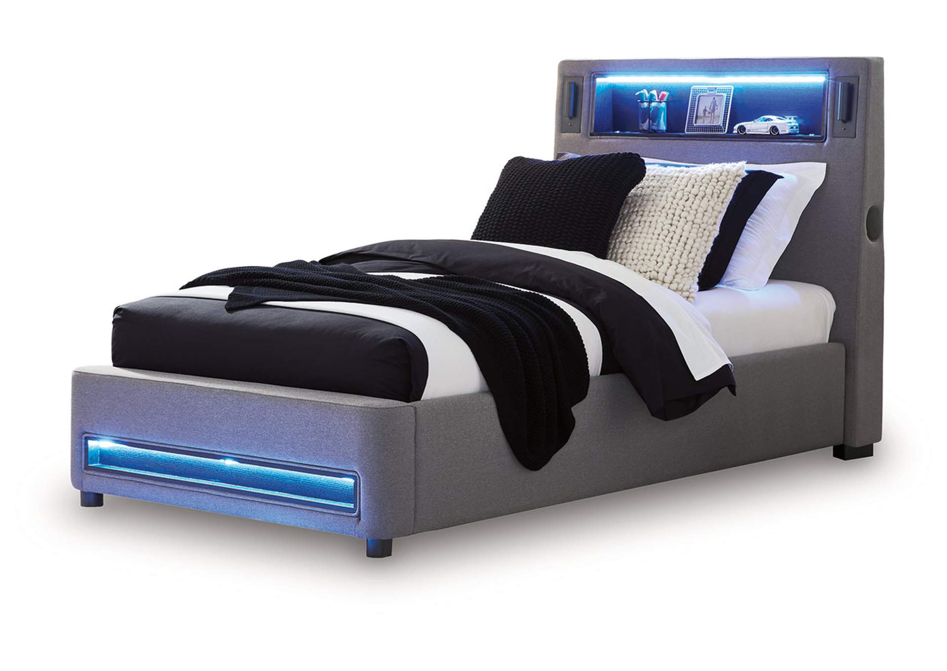 Verishaw Twin Upholstered Bed image 17