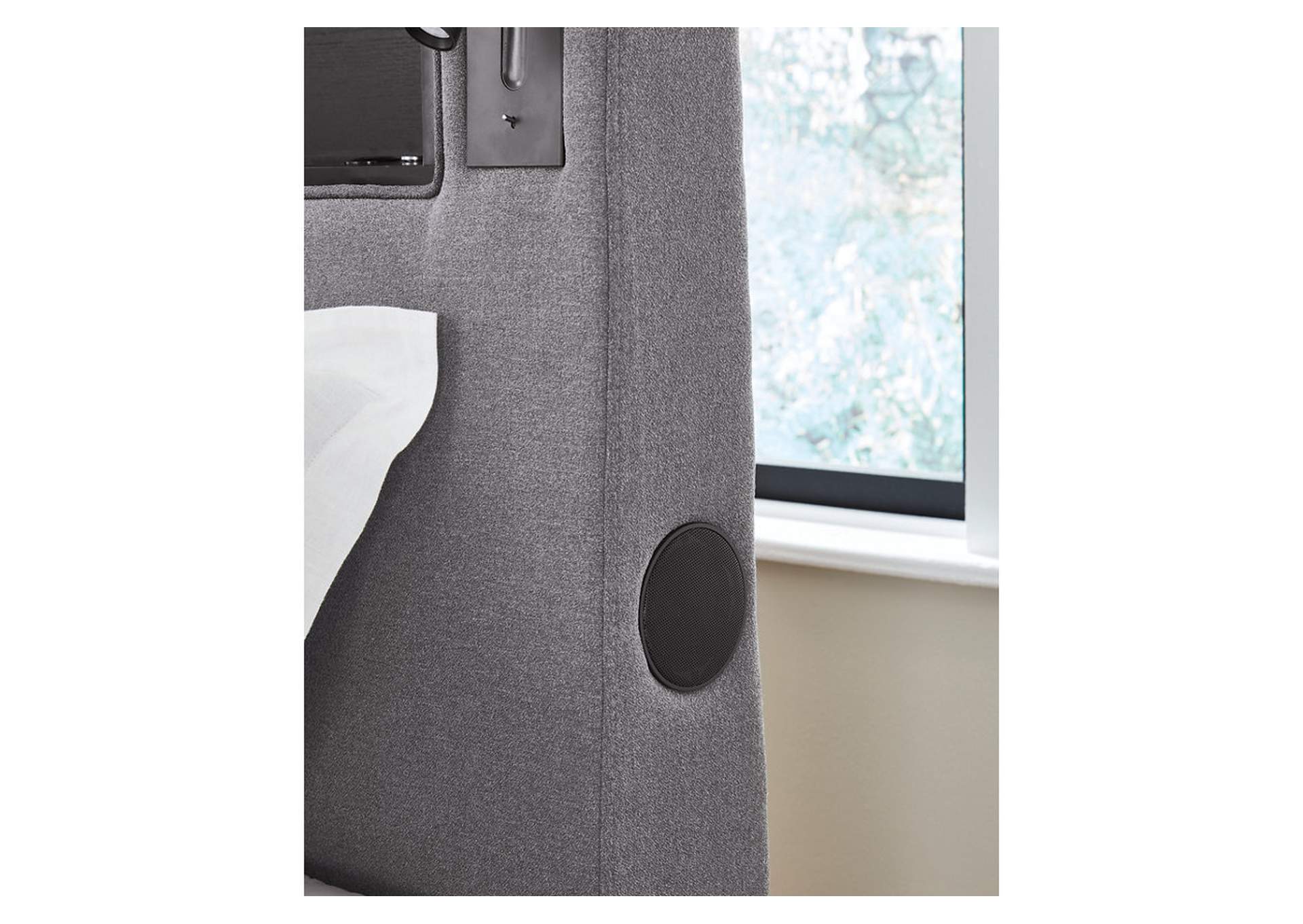 Verishaw Twin Upholstered Bed image 6