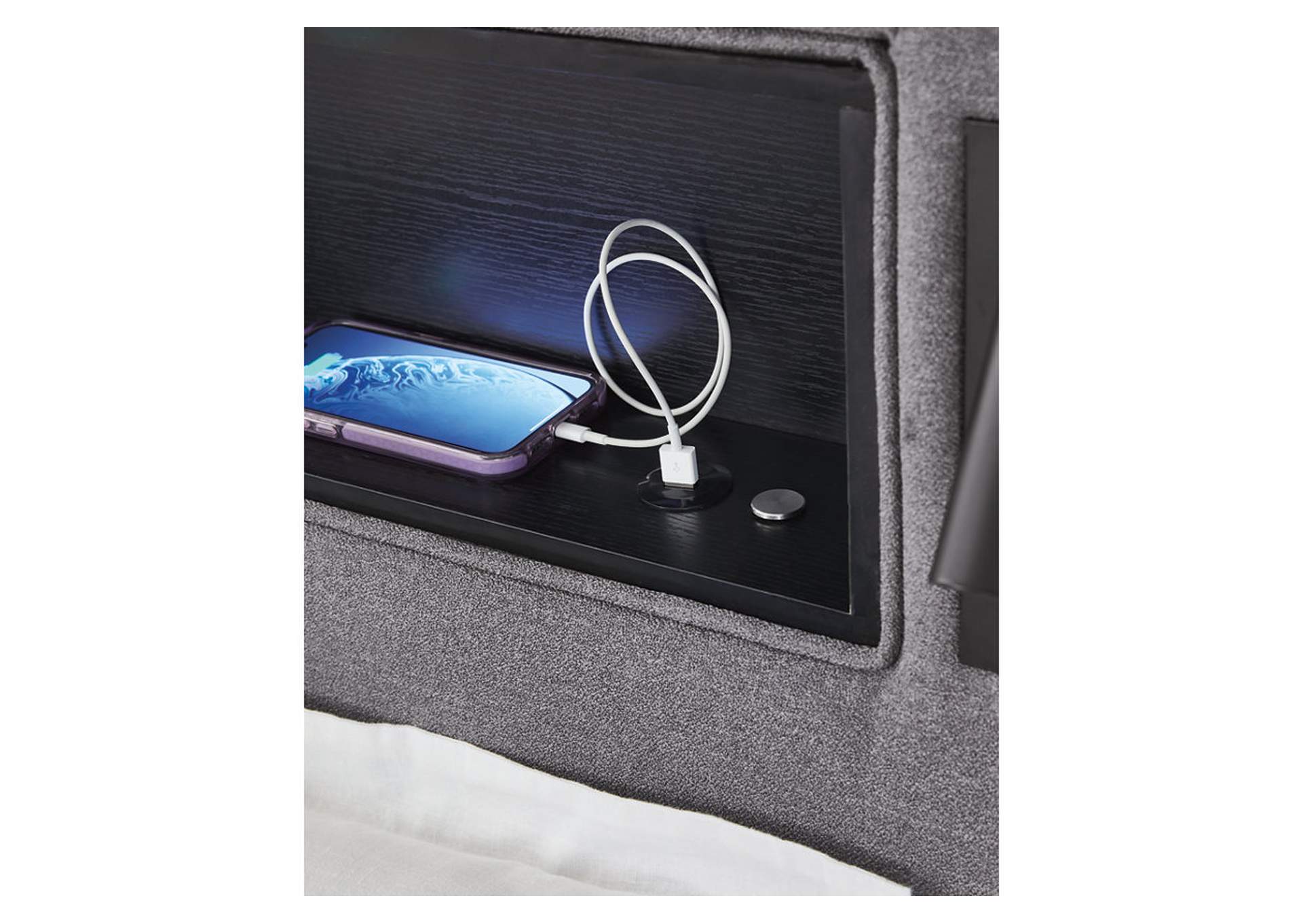 Verishaw Twin Upholstered Bed image 8