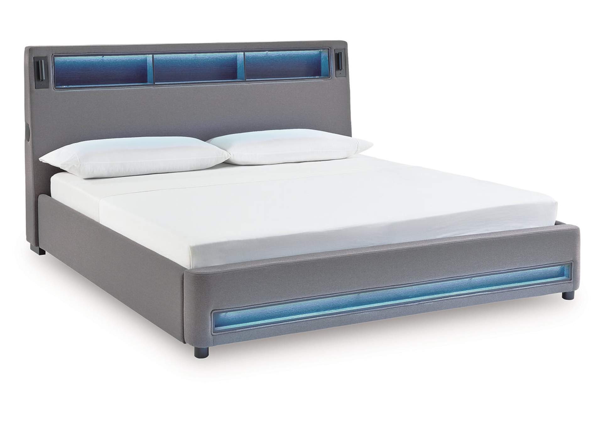 Verishaw California King Upholstered Bed image 1