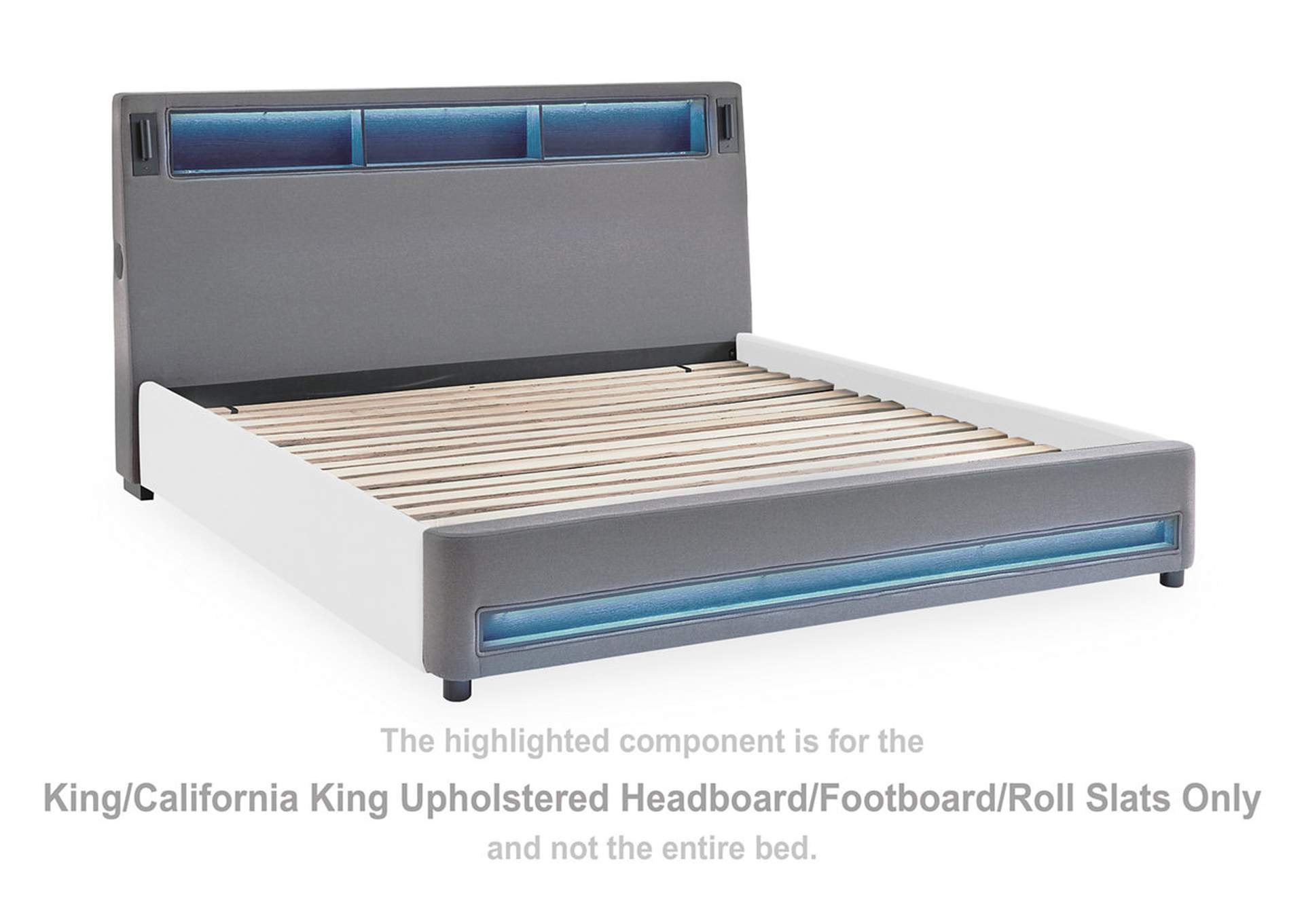 Verishaw California King Upholstered Bed image 5