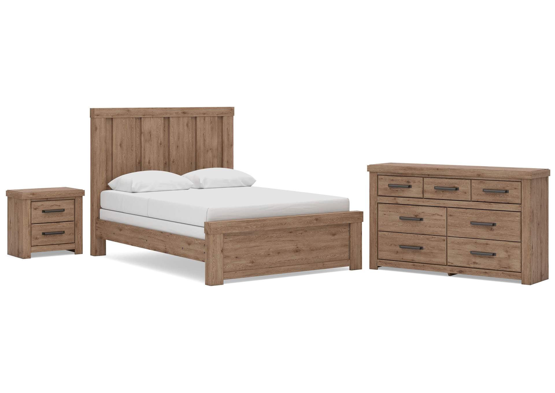 Garistyn Queen Panel Bed, Dresser and Nightstand image 1