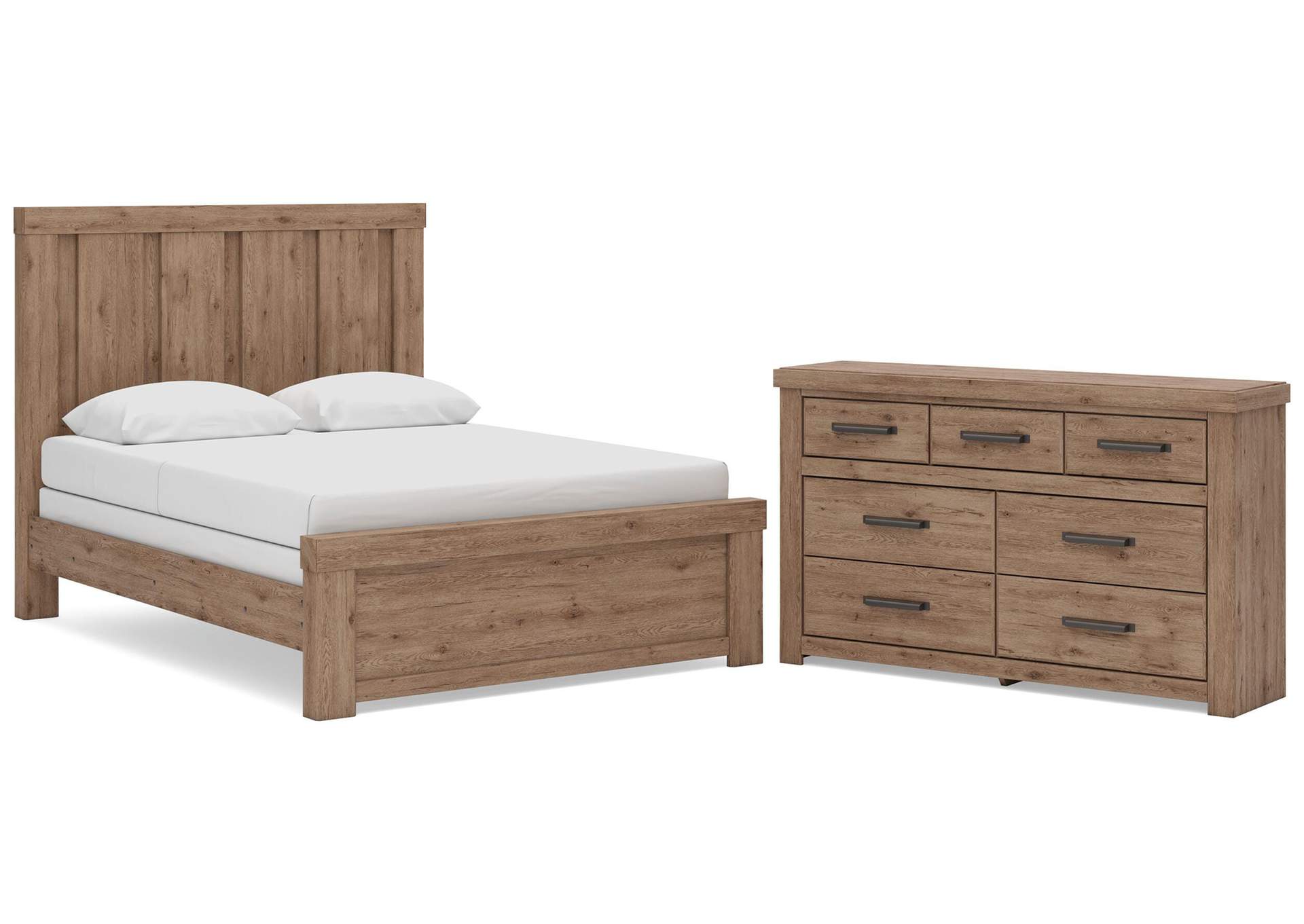 Garistyn Queen Panel Bed and Dresser image 1