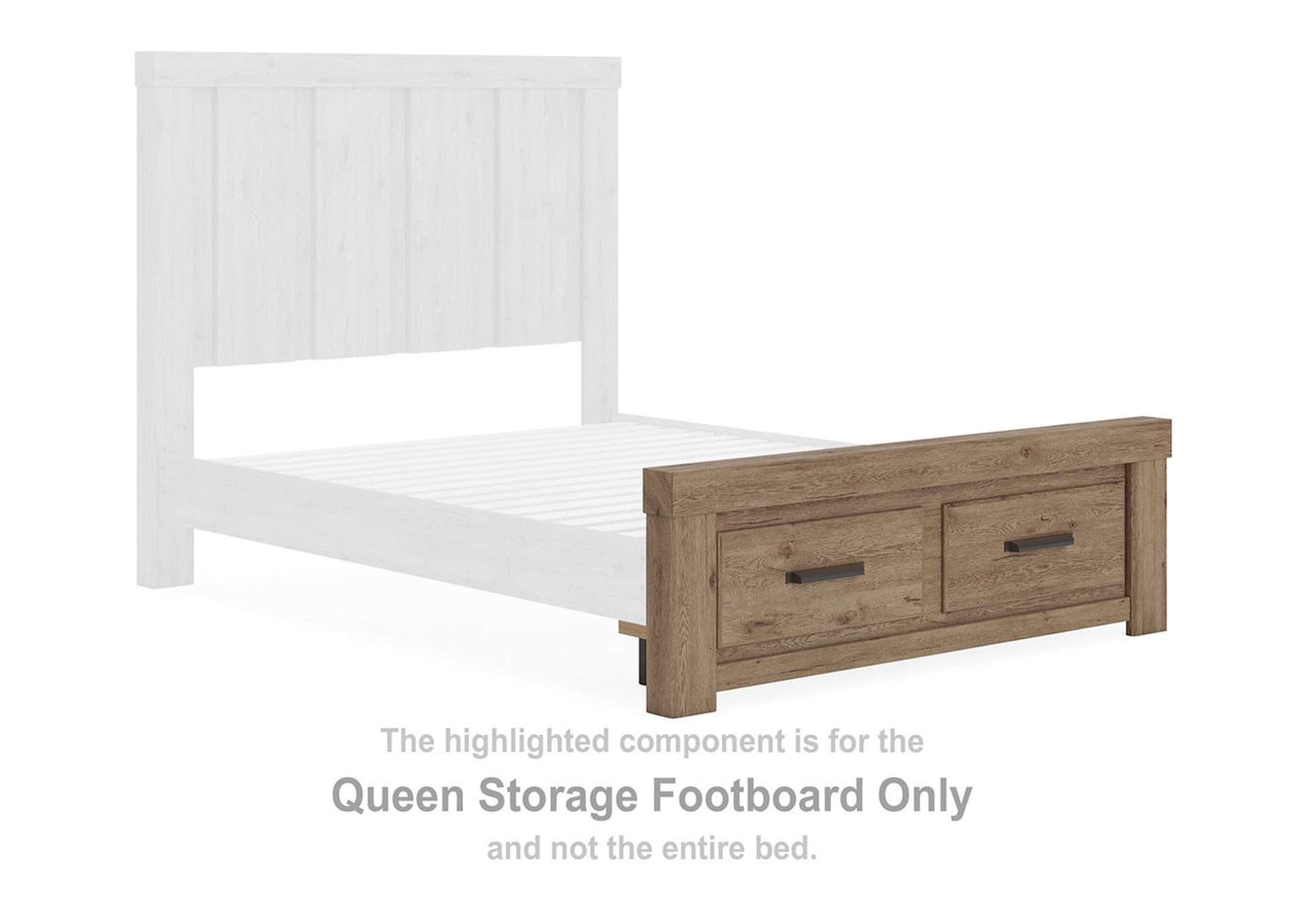 Oliandon Queen Panel Storage Bed image 13