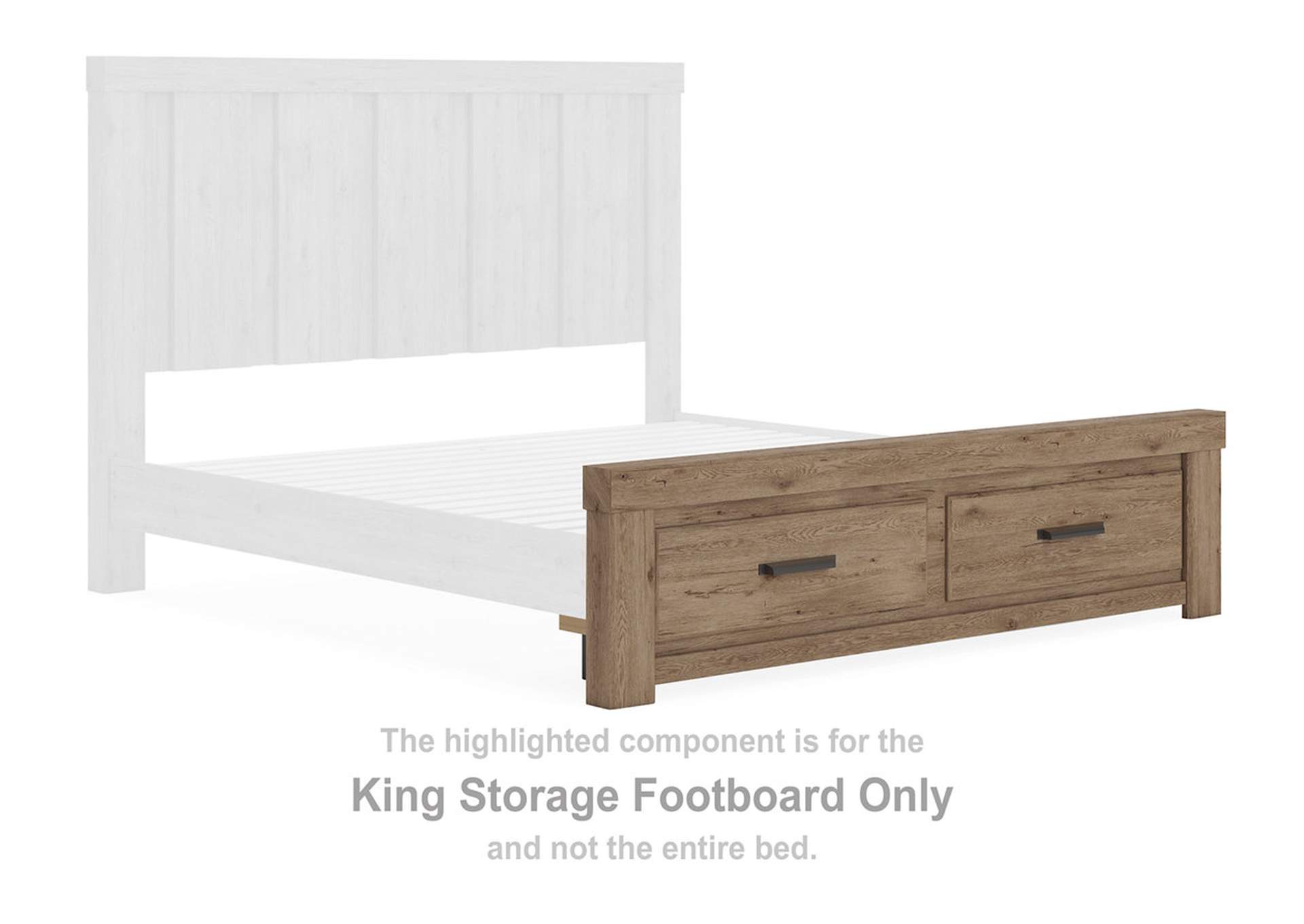 Oliandon King Panel Storage Bed image 13