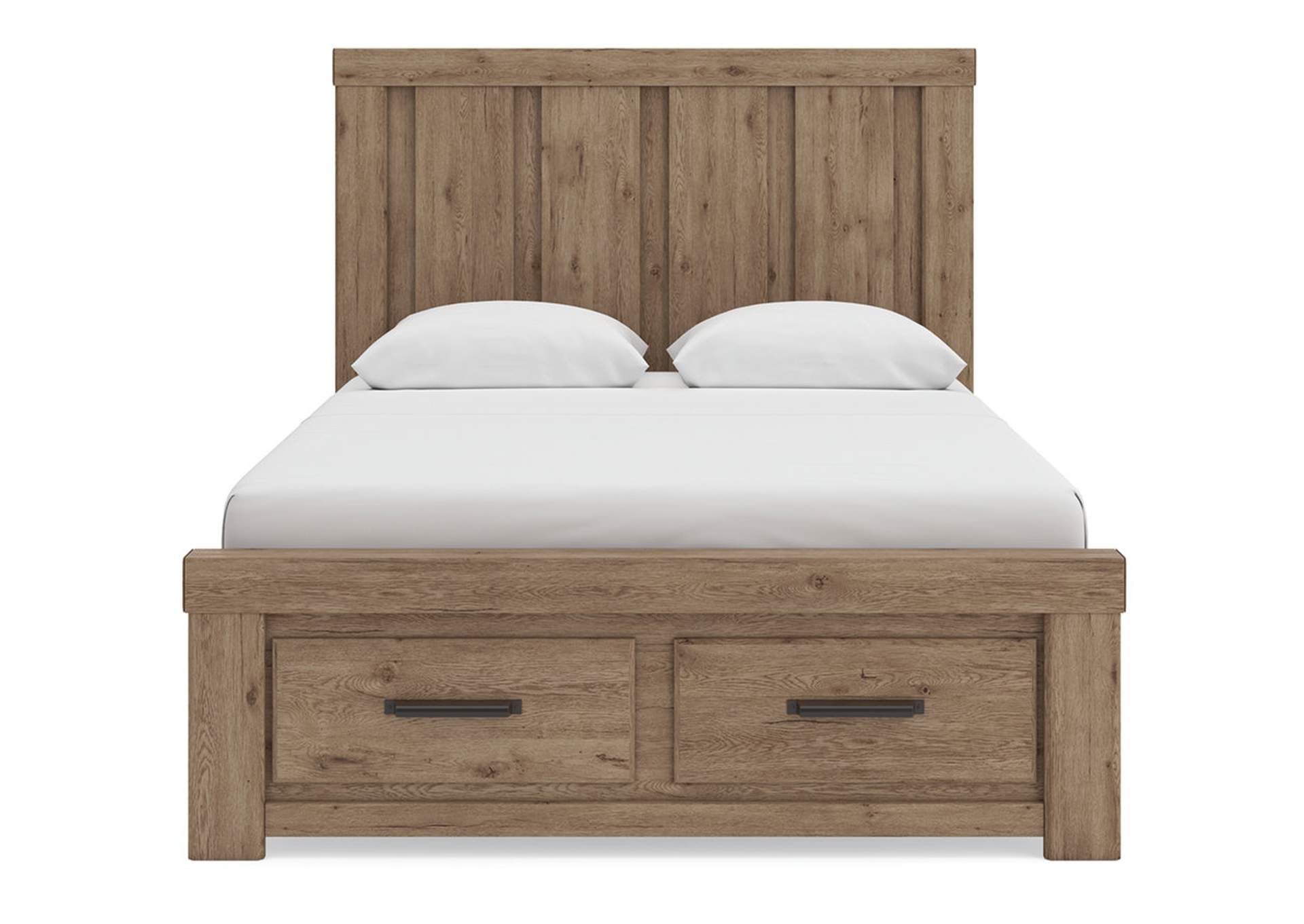 Oliandon Queen Panel Storage Bed image 6