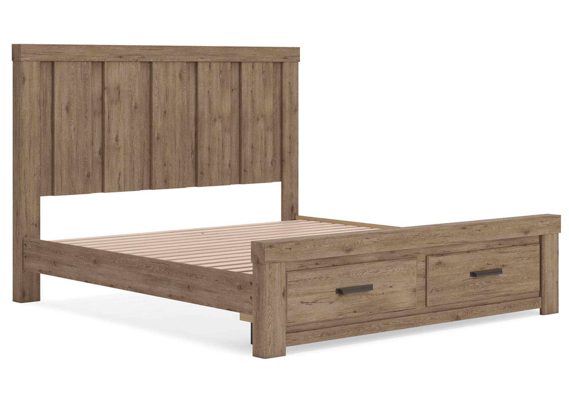 Oliandon King Panel Storage Bed image 3