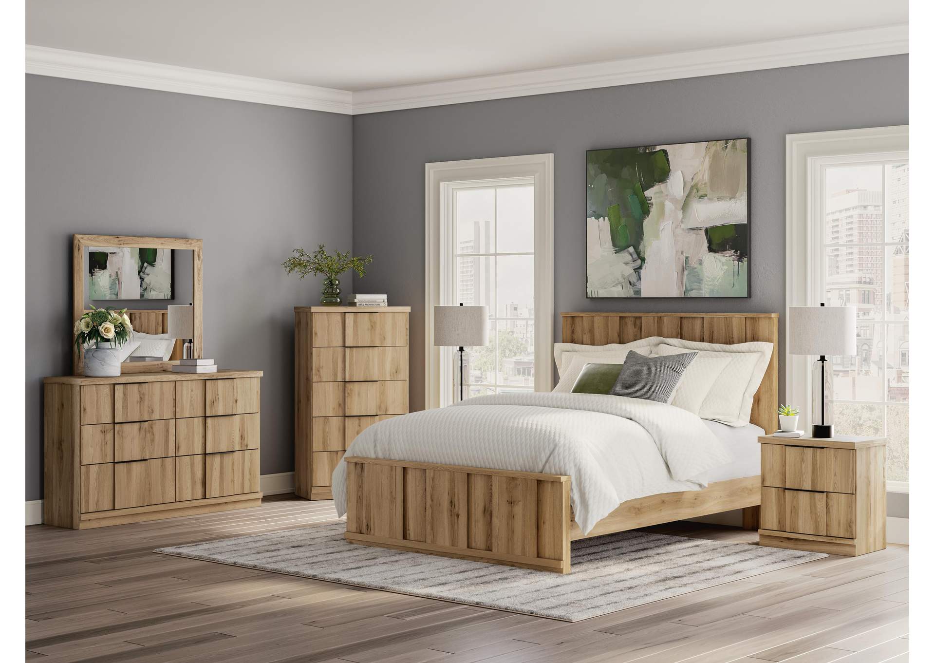 Rowden Queen Panel Platform Bed image 10