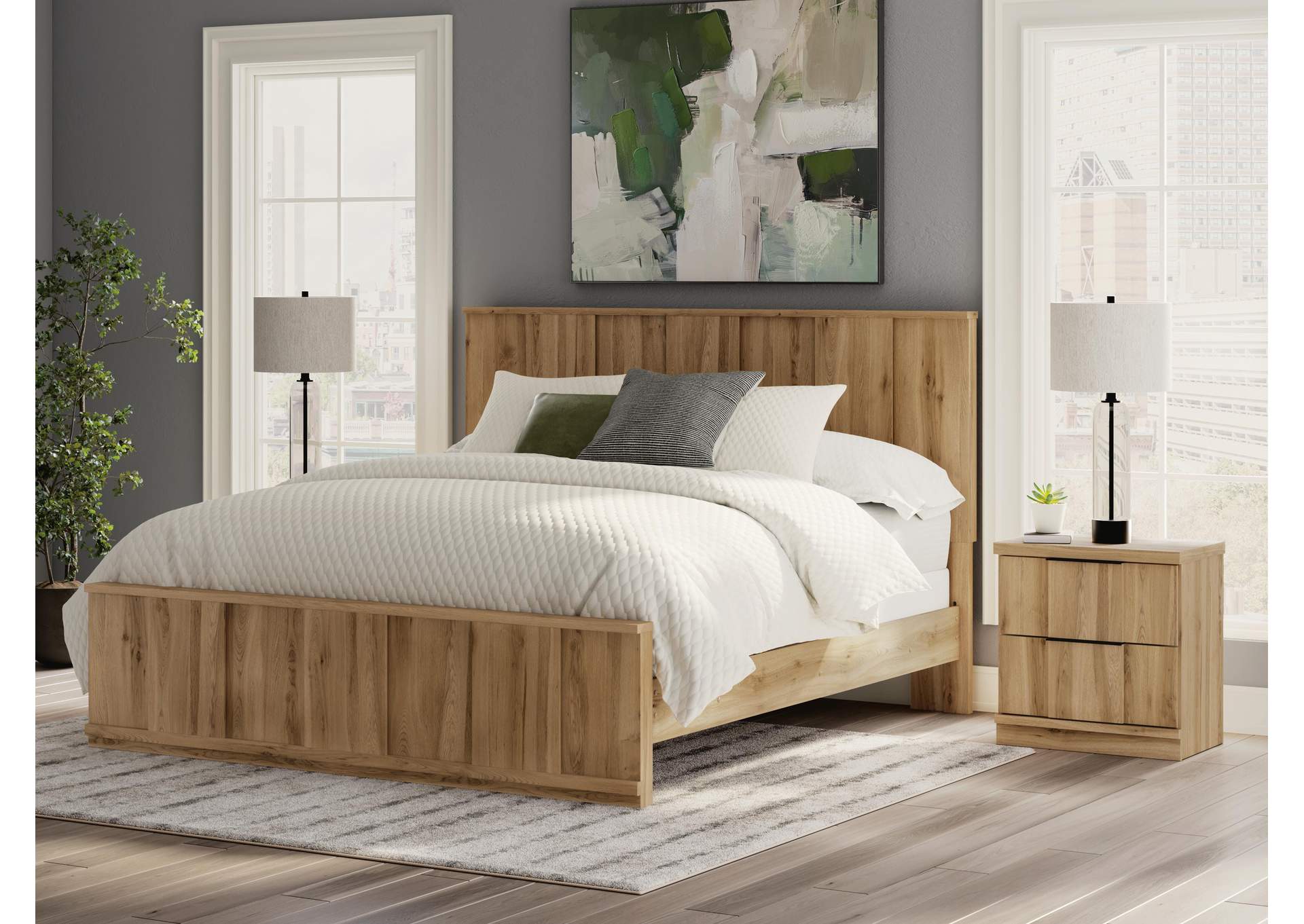 Rowden King Panel Bed image 8