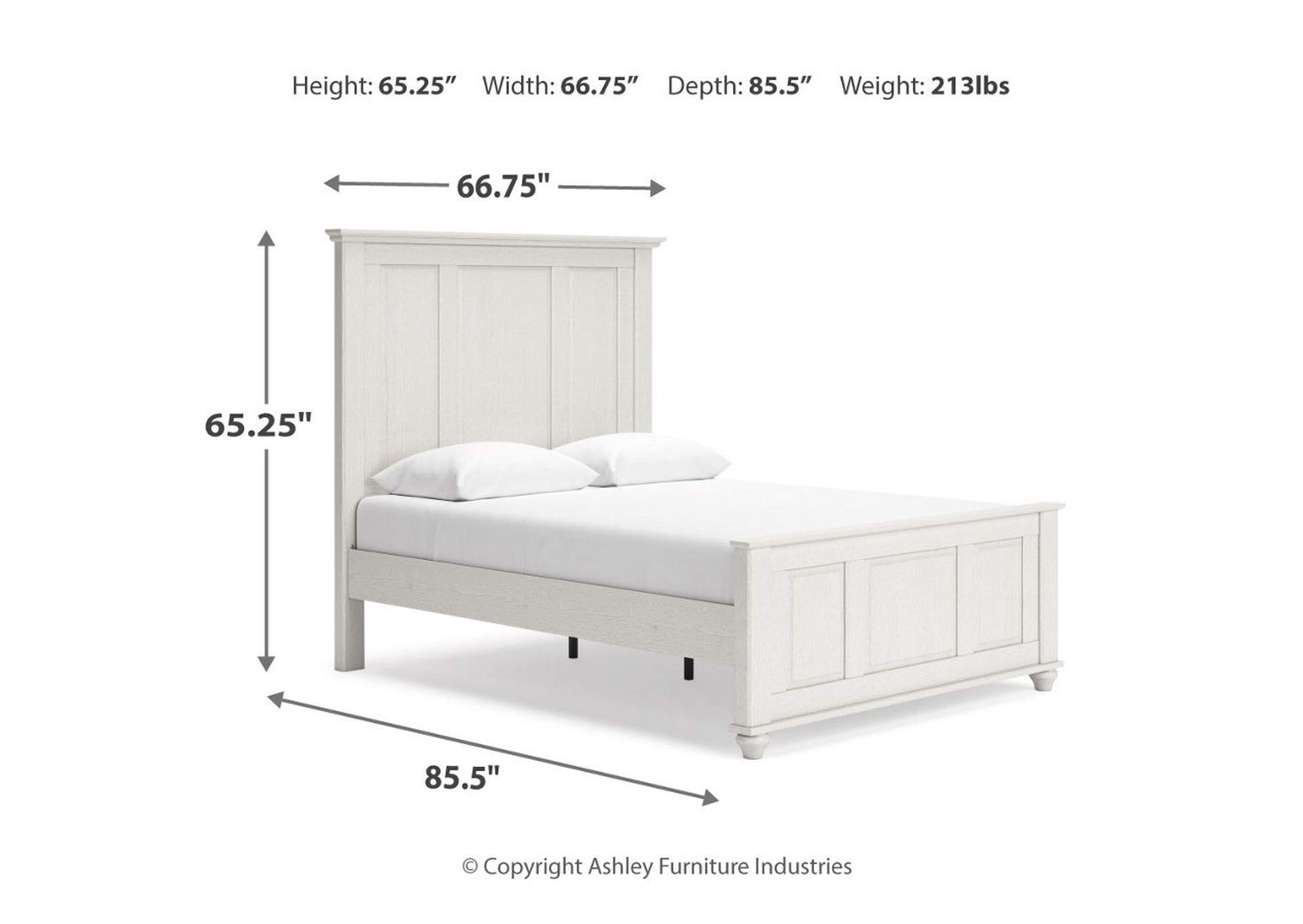 Grantoni Queen Panel Bed