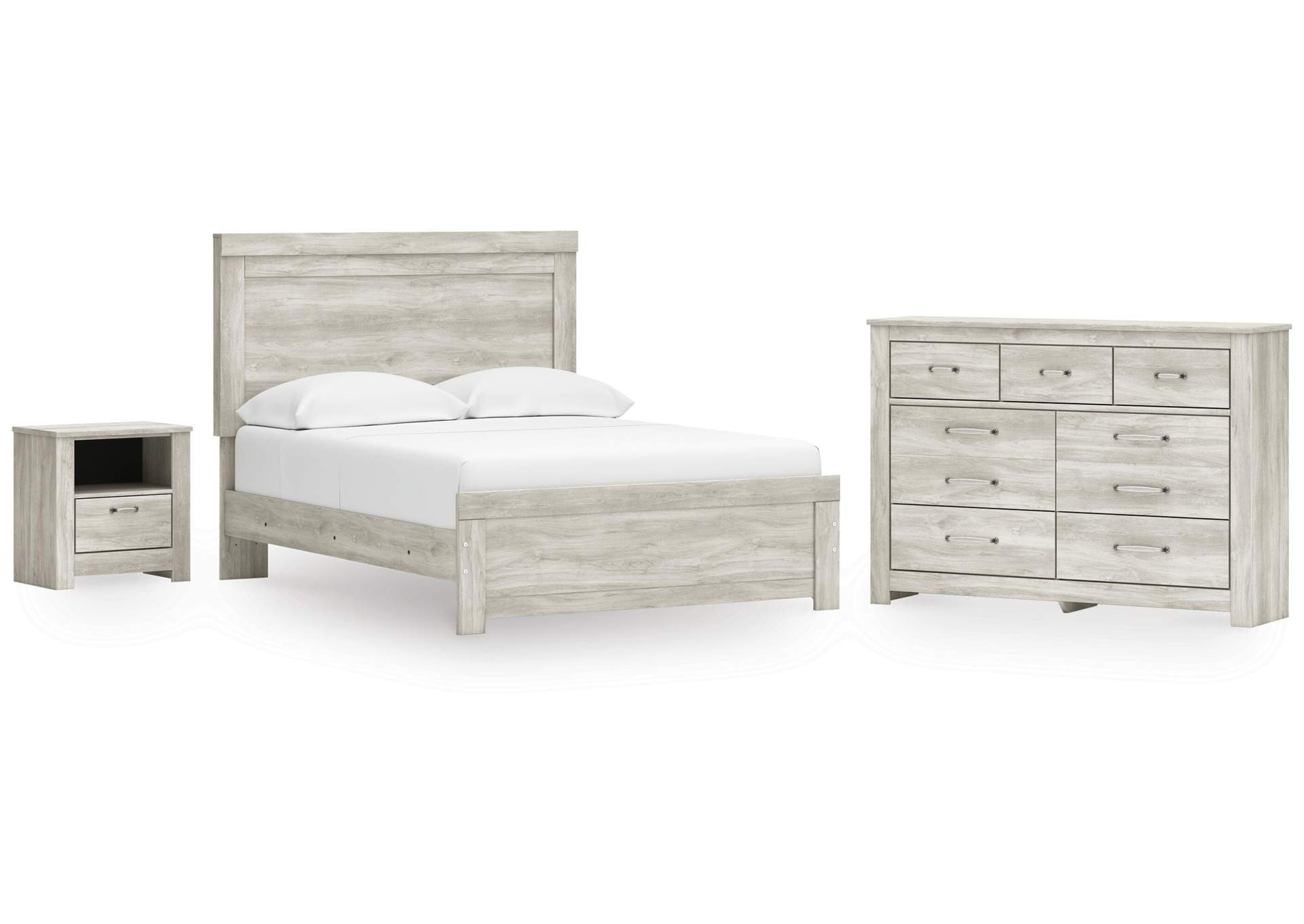 Bellaby Queen Panel Bed with Dresser and Nightstand image 1