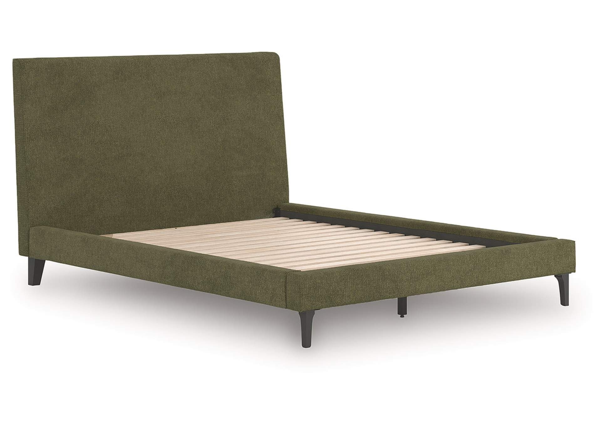Chirason Queen Upholstered Bed with Roll Slats image 5