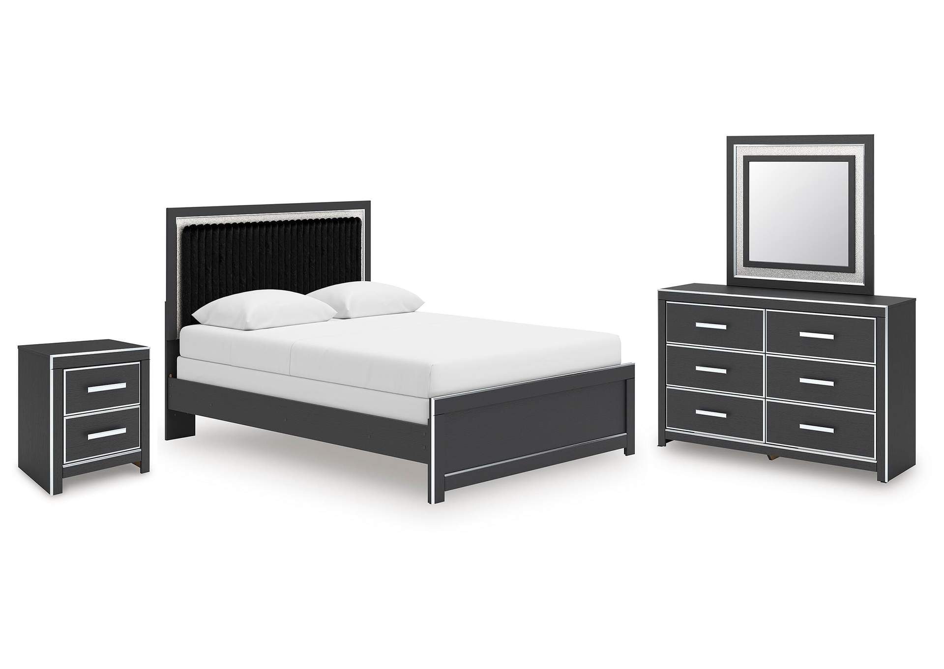 Zuraleus Queen Panel Bed, Dresser, Mirror and Nightstand image 1