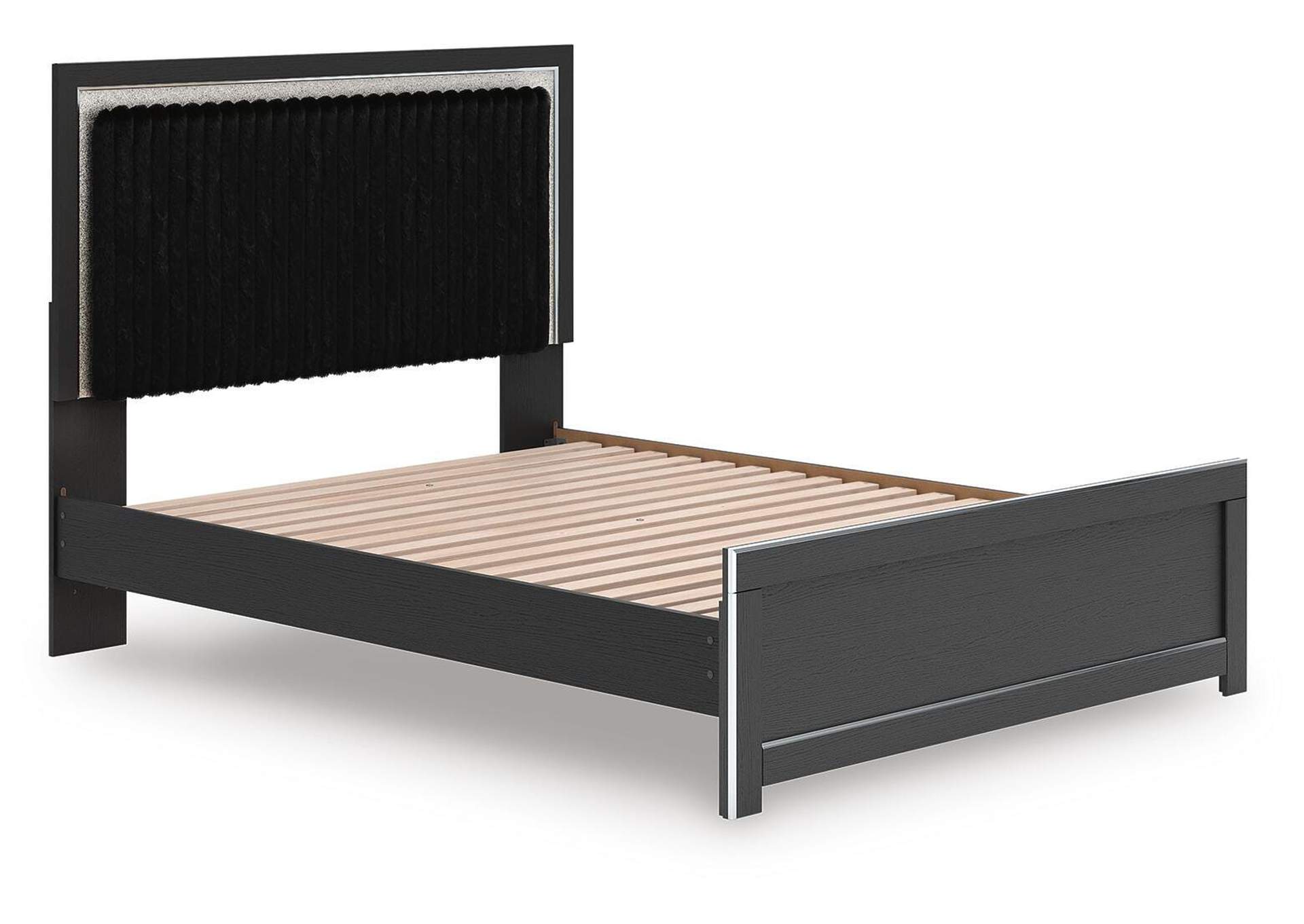 Zuraleus Queen Upholstered Panel Platform Bed image 4