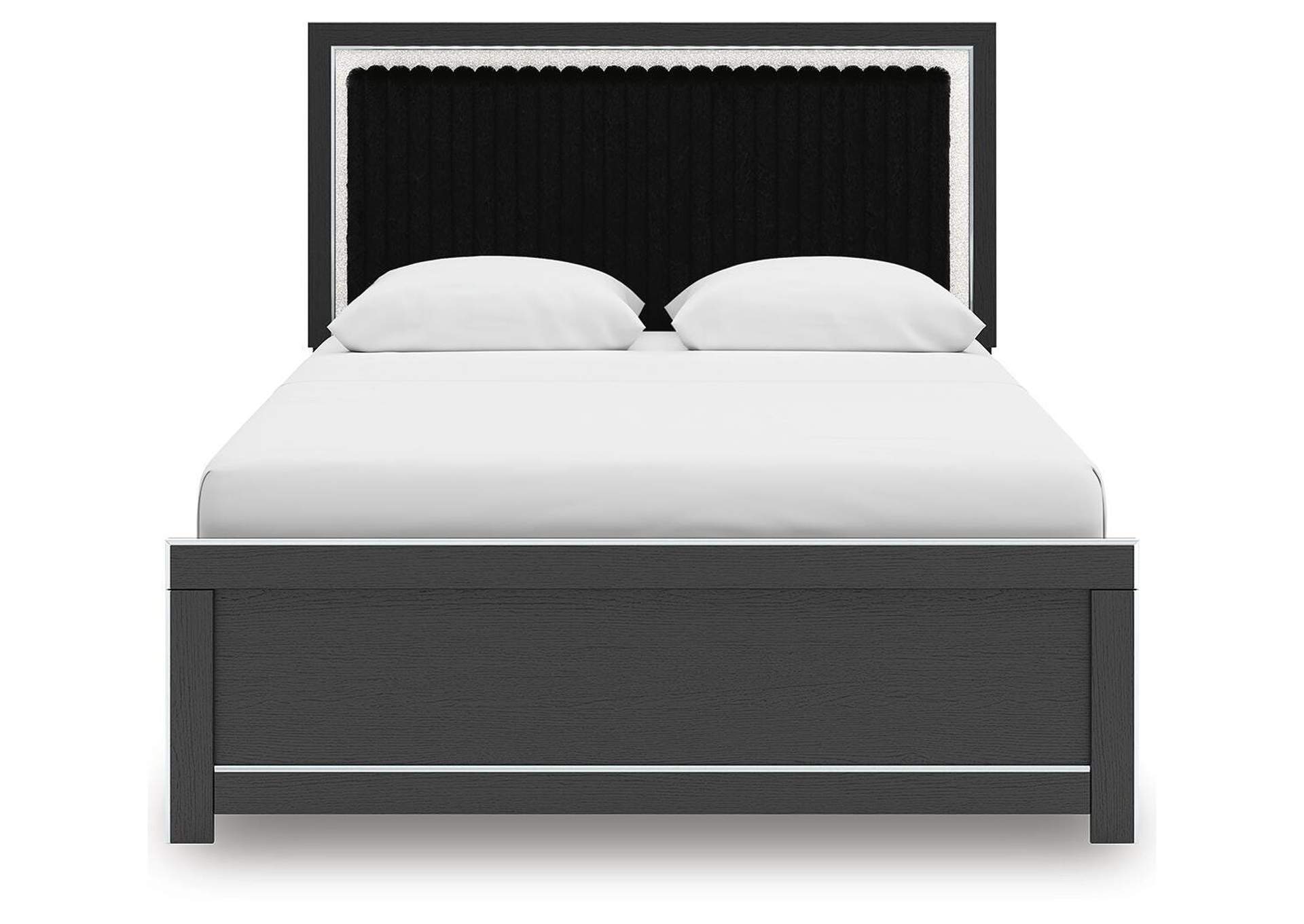 Zuraleus Queen Upholstered Panel Platform Bed image 9