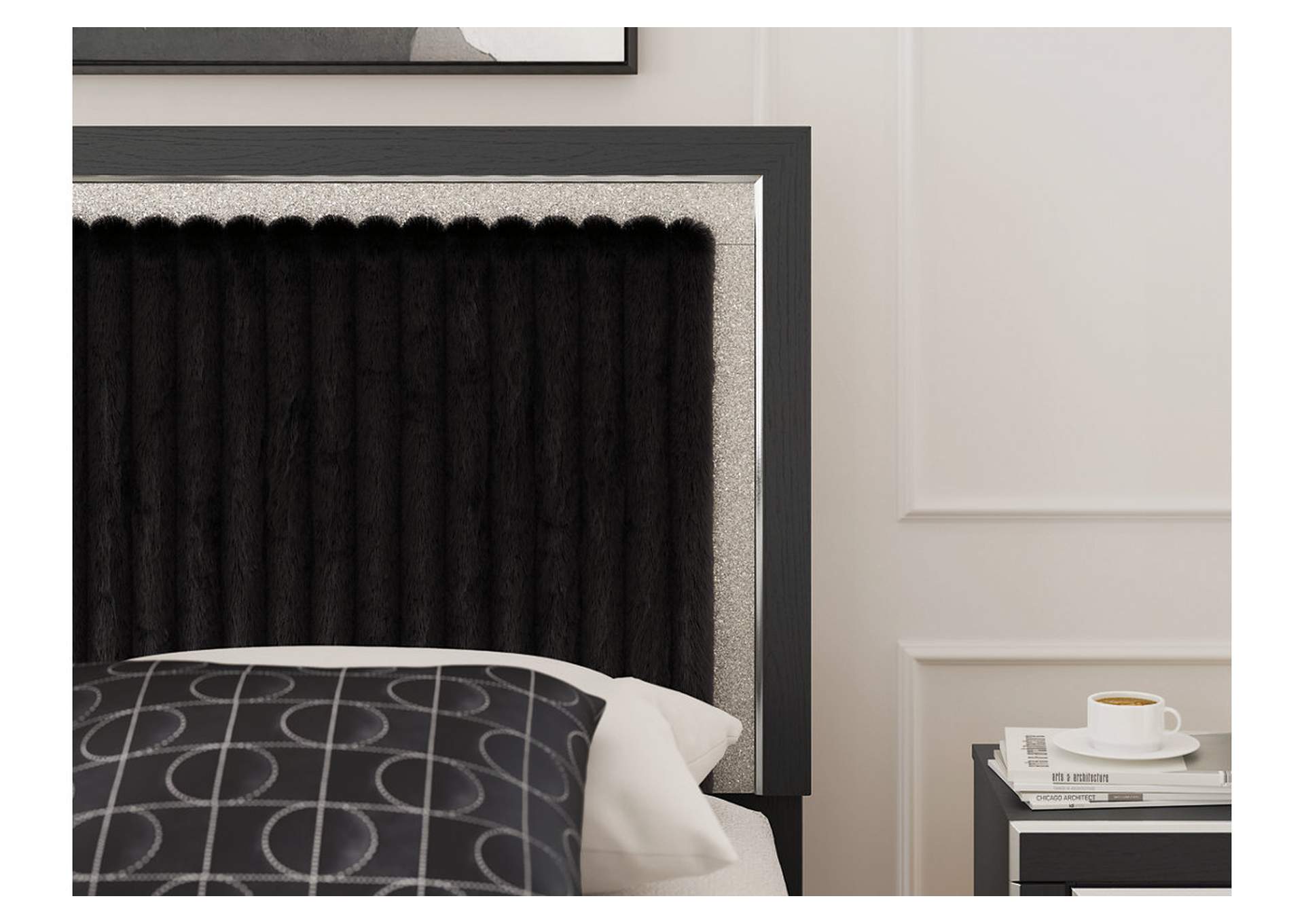 Zuraleus Queen Upholstered Panel Bed image 9