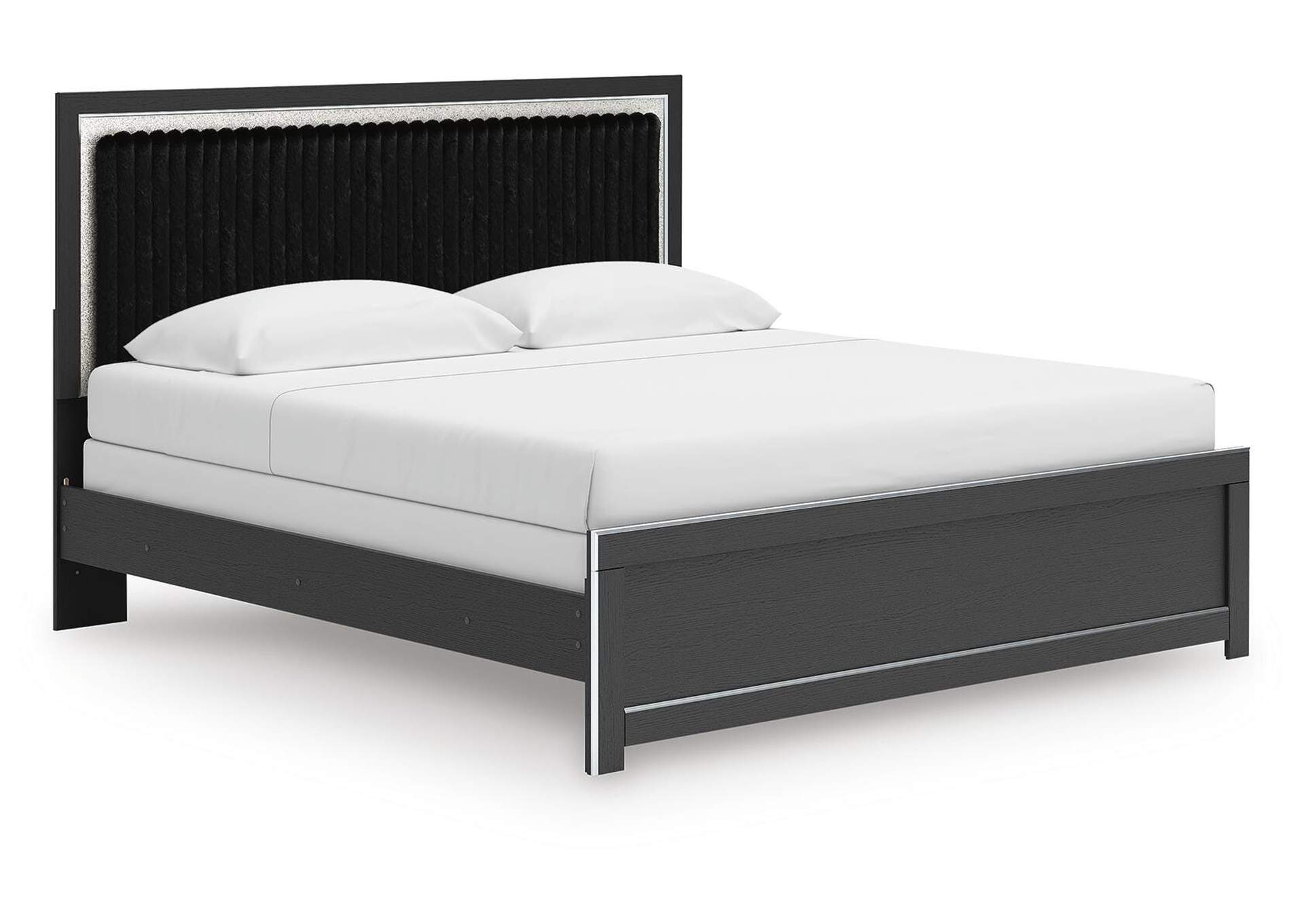 Zuraleus King Upholstered Panel Bed image 1