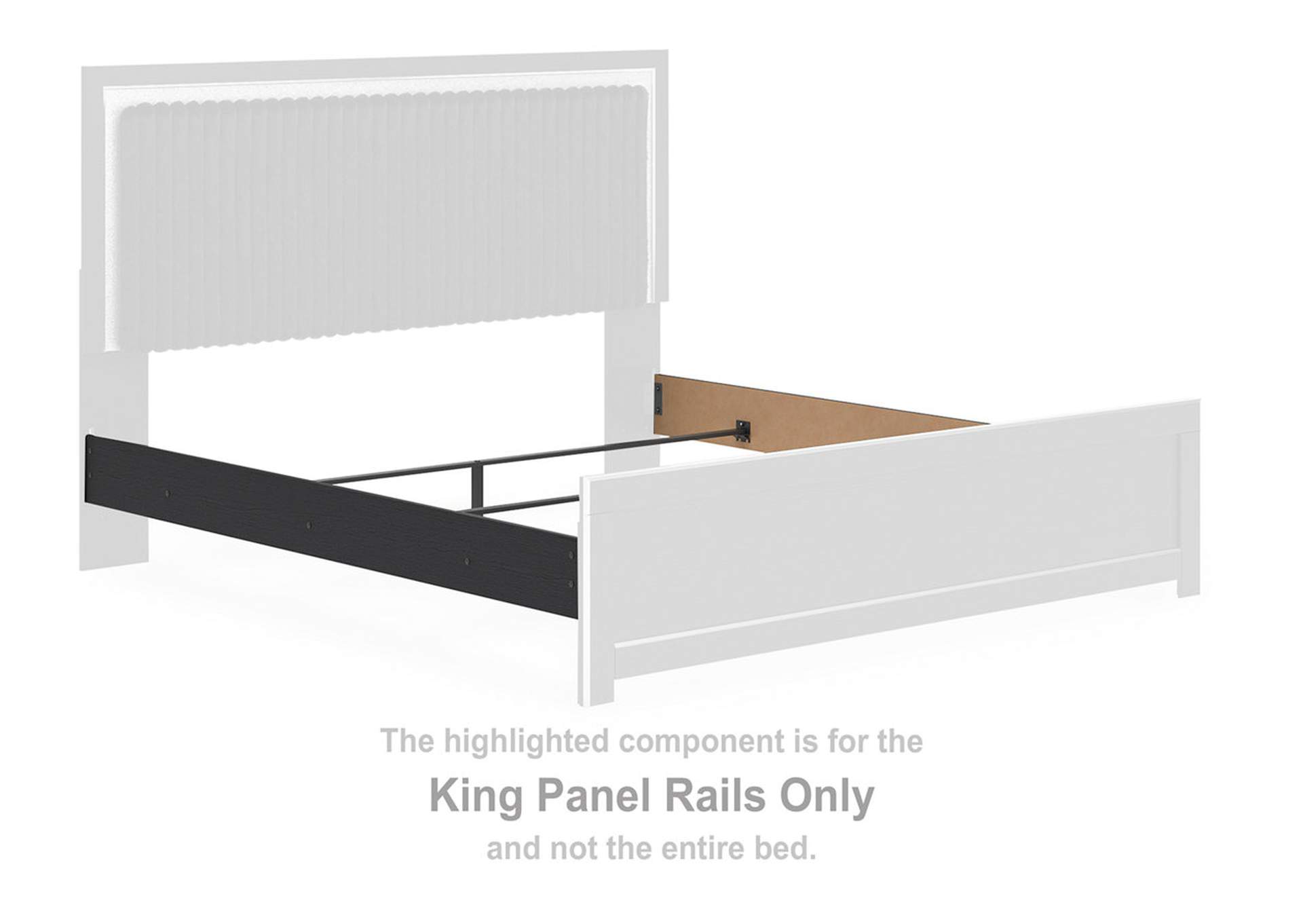 Zuraleus King Upholstered Panel Bed image 2
