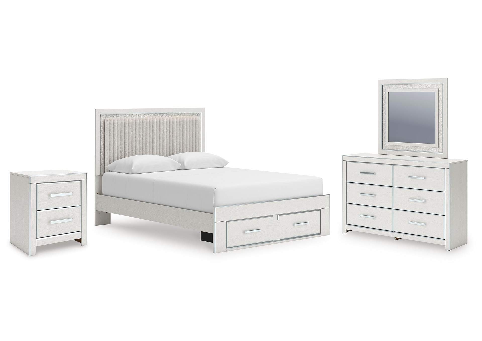 Zuraleus Queen Storage Bed, Dresser, Mirror and Nightstand image 1