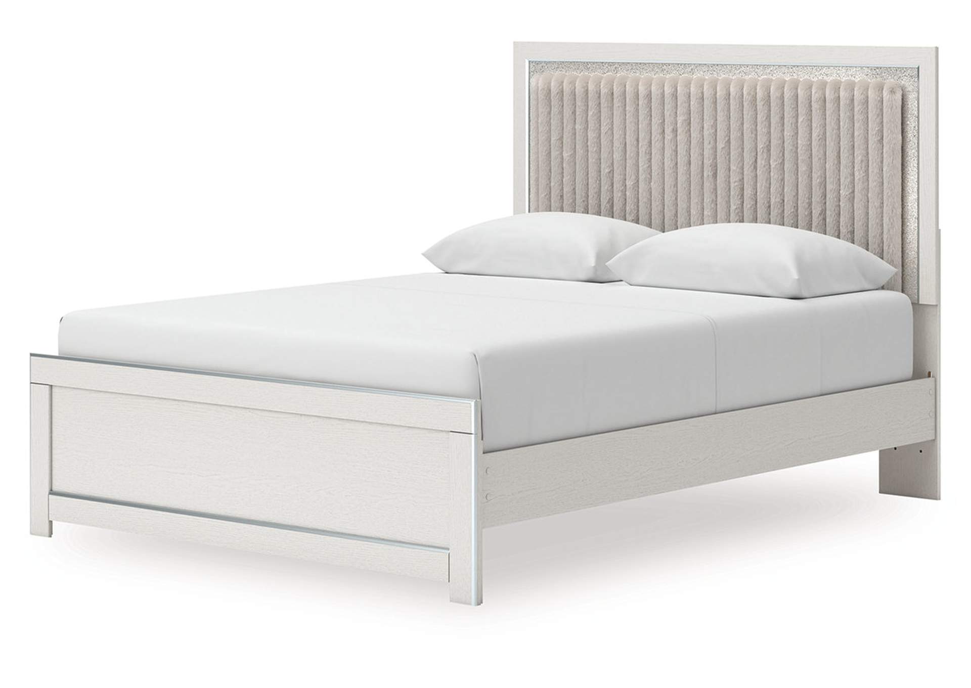 Zuraleus Queen Upholstered Panel Platform Bed image 4