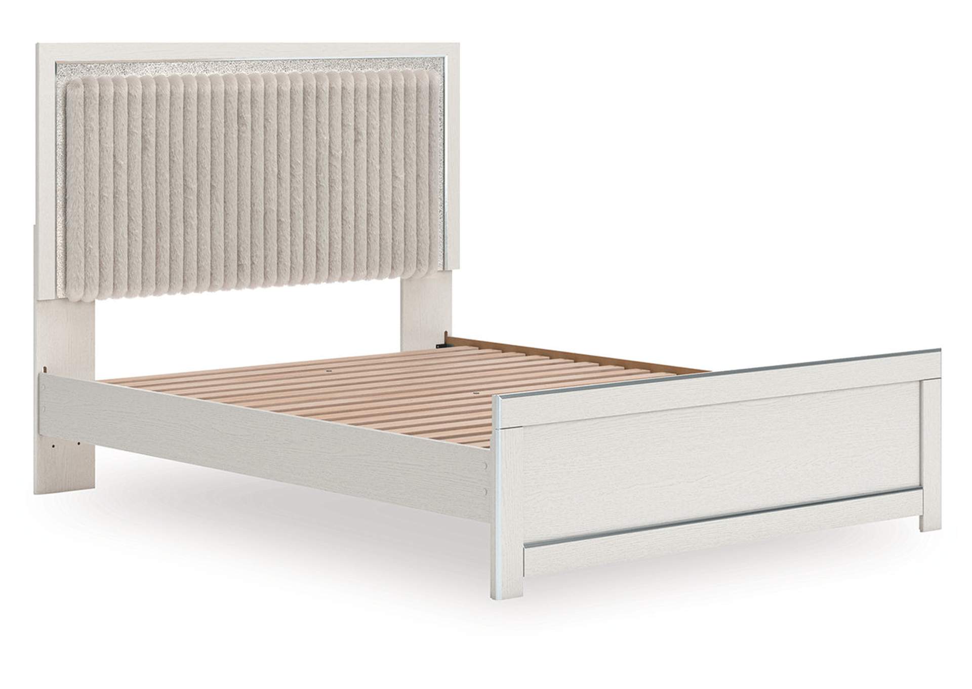 Zuraleus Queen Upholstered Panel Platform Bed image 3