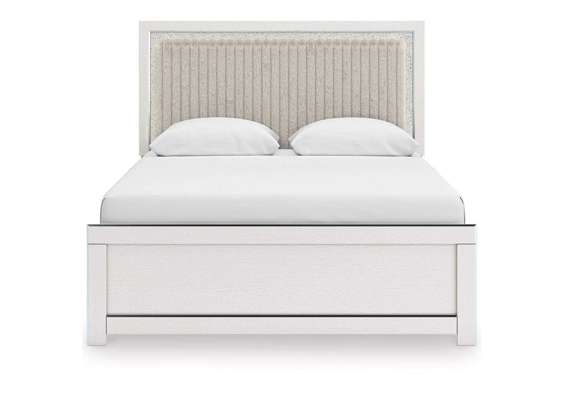 Zuraleus Queen Upholstered Panel Platform Bed image 5
