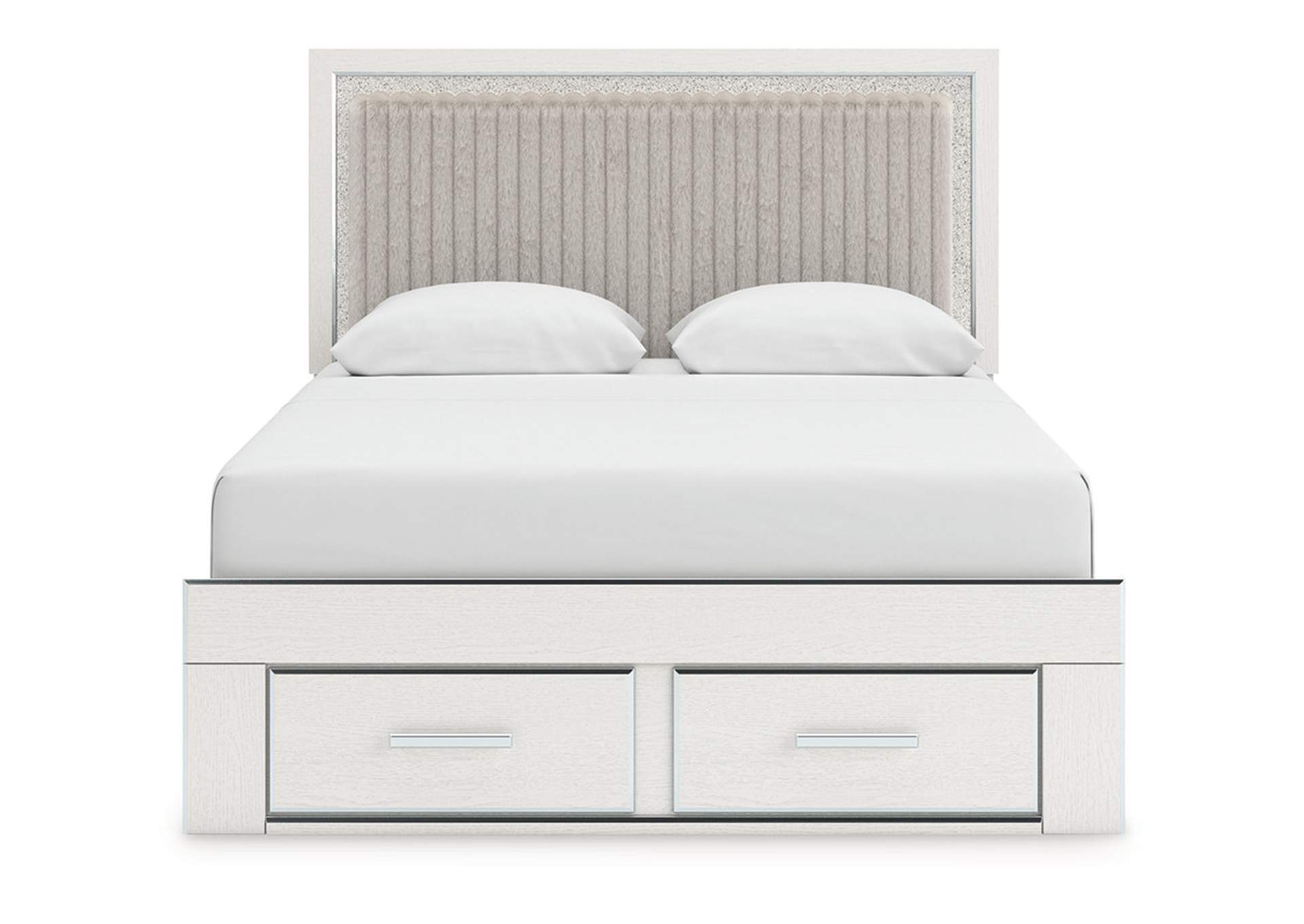 Birmonton Queen Upholstered Panel Platform Storage Bed, Dresser, Mirror and Nightstand image 24