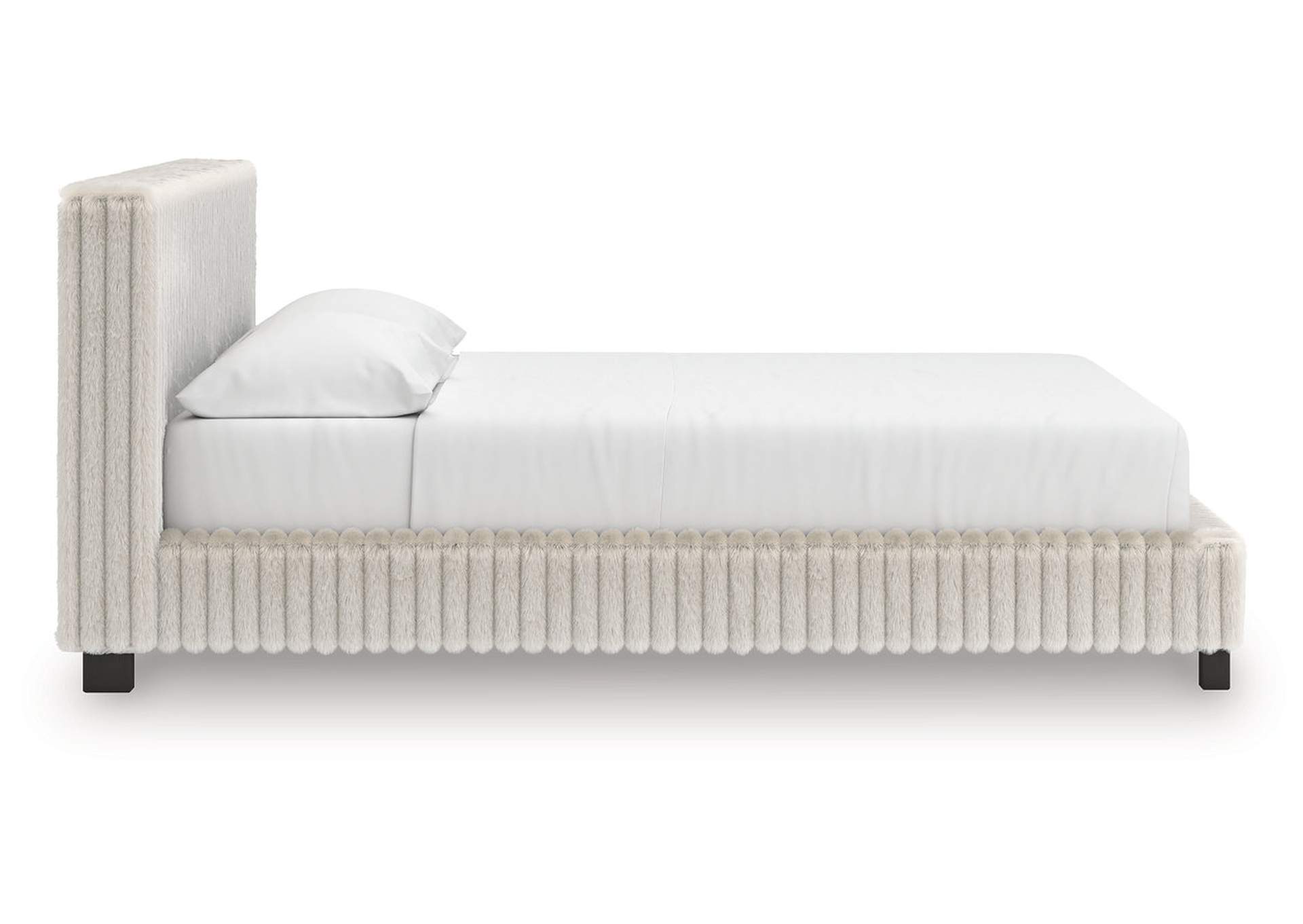 Birmonton California King Upholstered Bed, Dresser and Mirror image 11