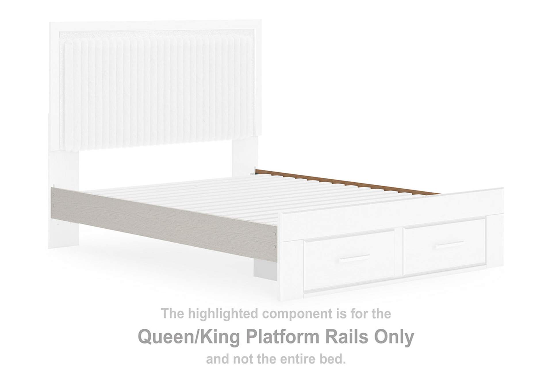 Zuraleus Queen Upholstered Panel Platform Bed image 12
