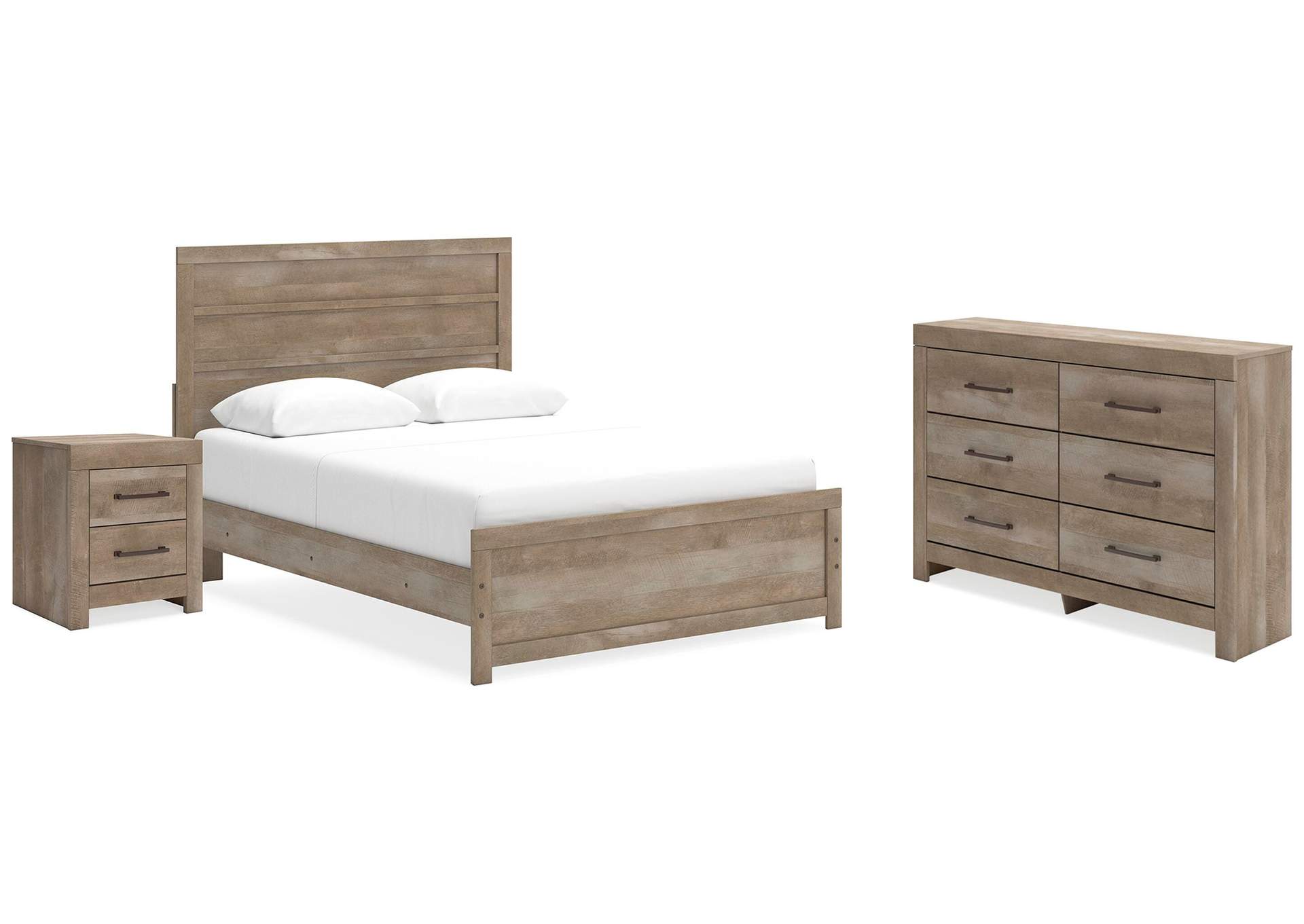 Gachester Queen Panel Bed with Dresser and Nightstand image 1
