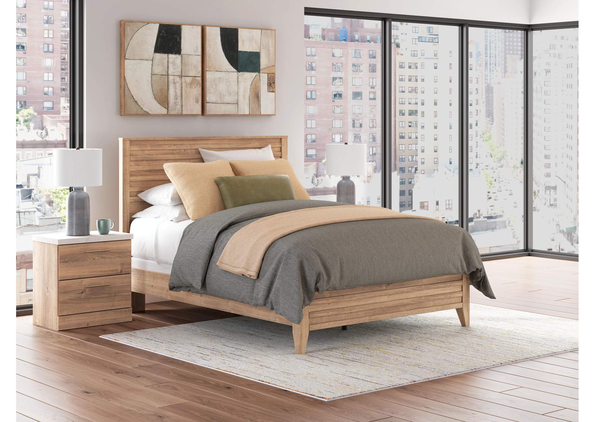 Holloway Queen Panel Bed image 2