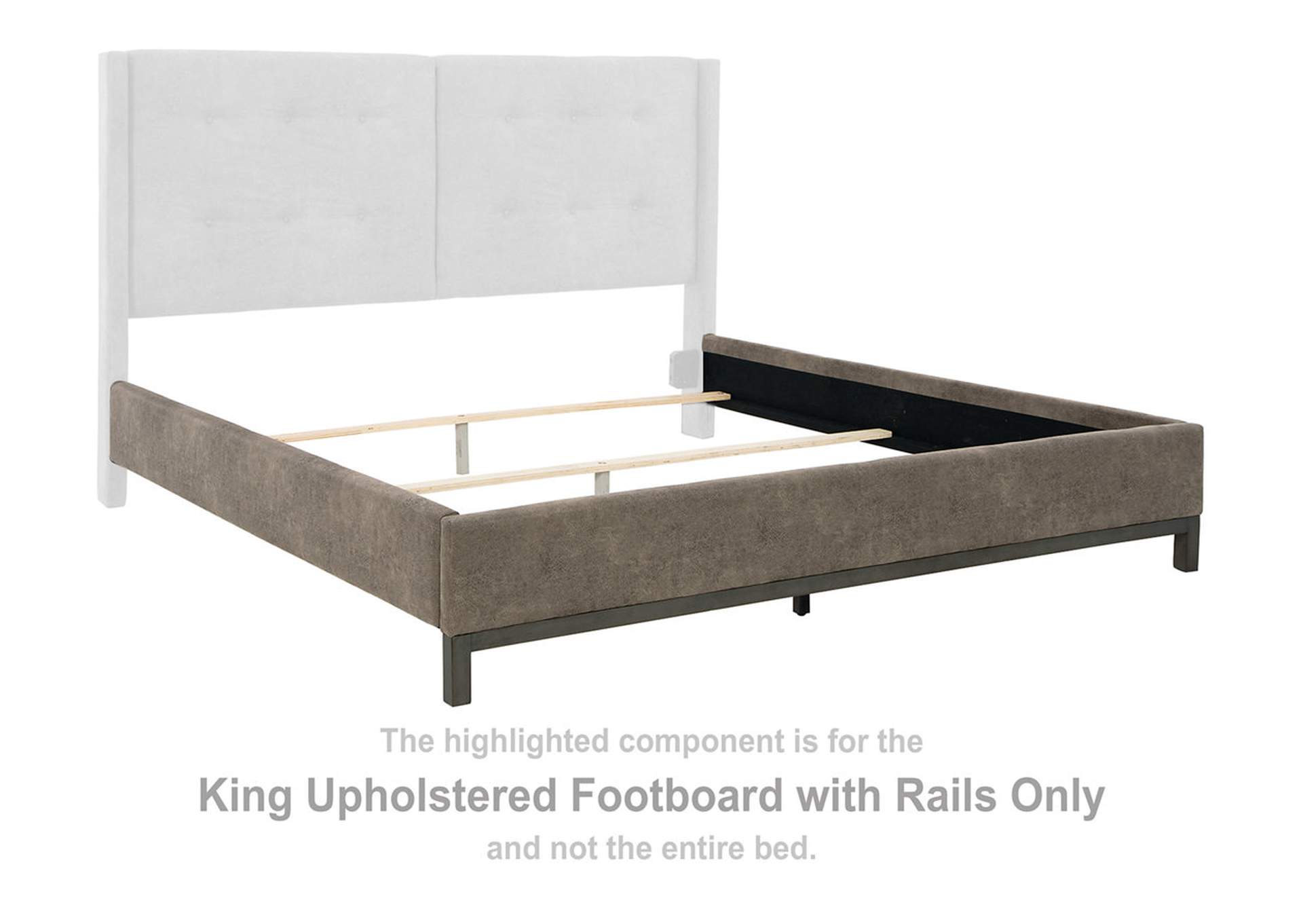 Wittland King Upholstered Panel Bed image 7