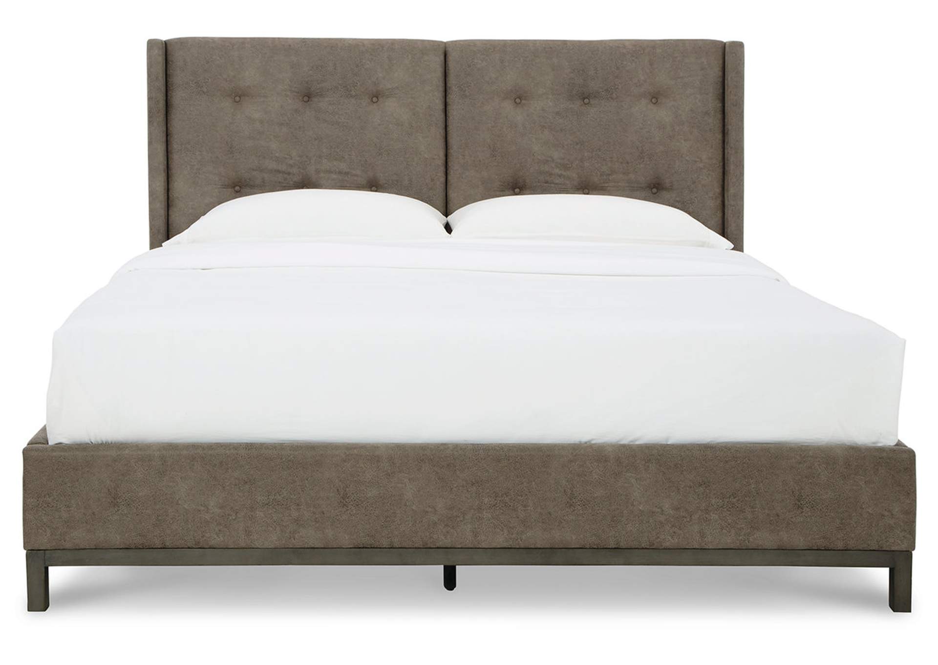 Wittland King Upholstered Panel Bed image 4