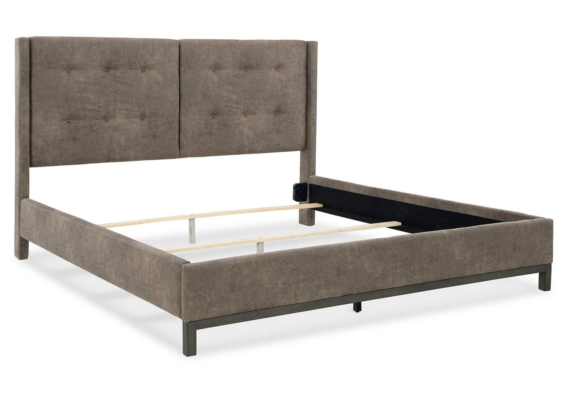 Wittland King Upholstered Panel Bed image 3