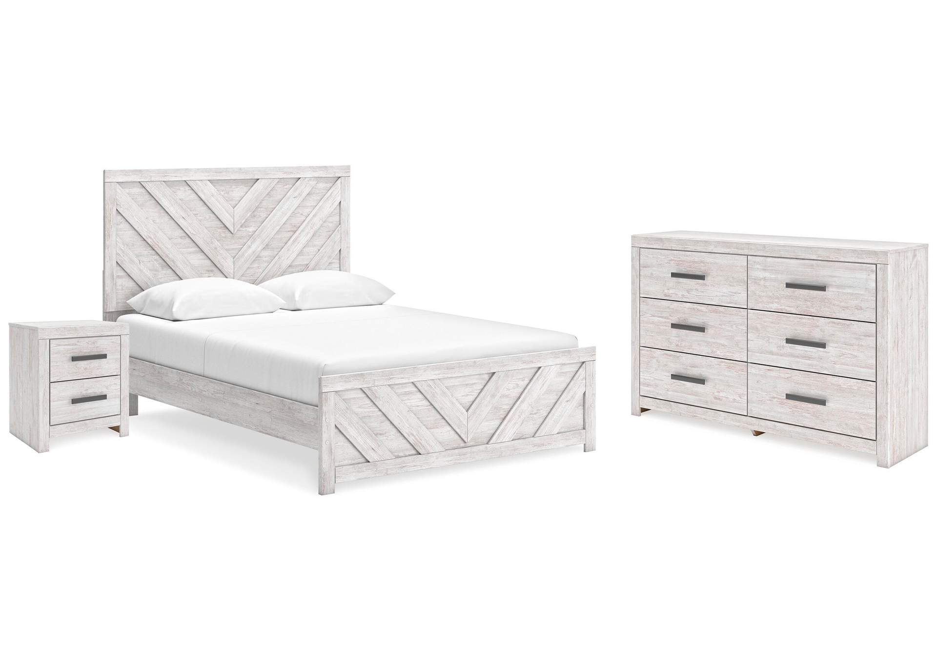 Cayboni Queen Panel Bed with Dresser and Nightstand image 1