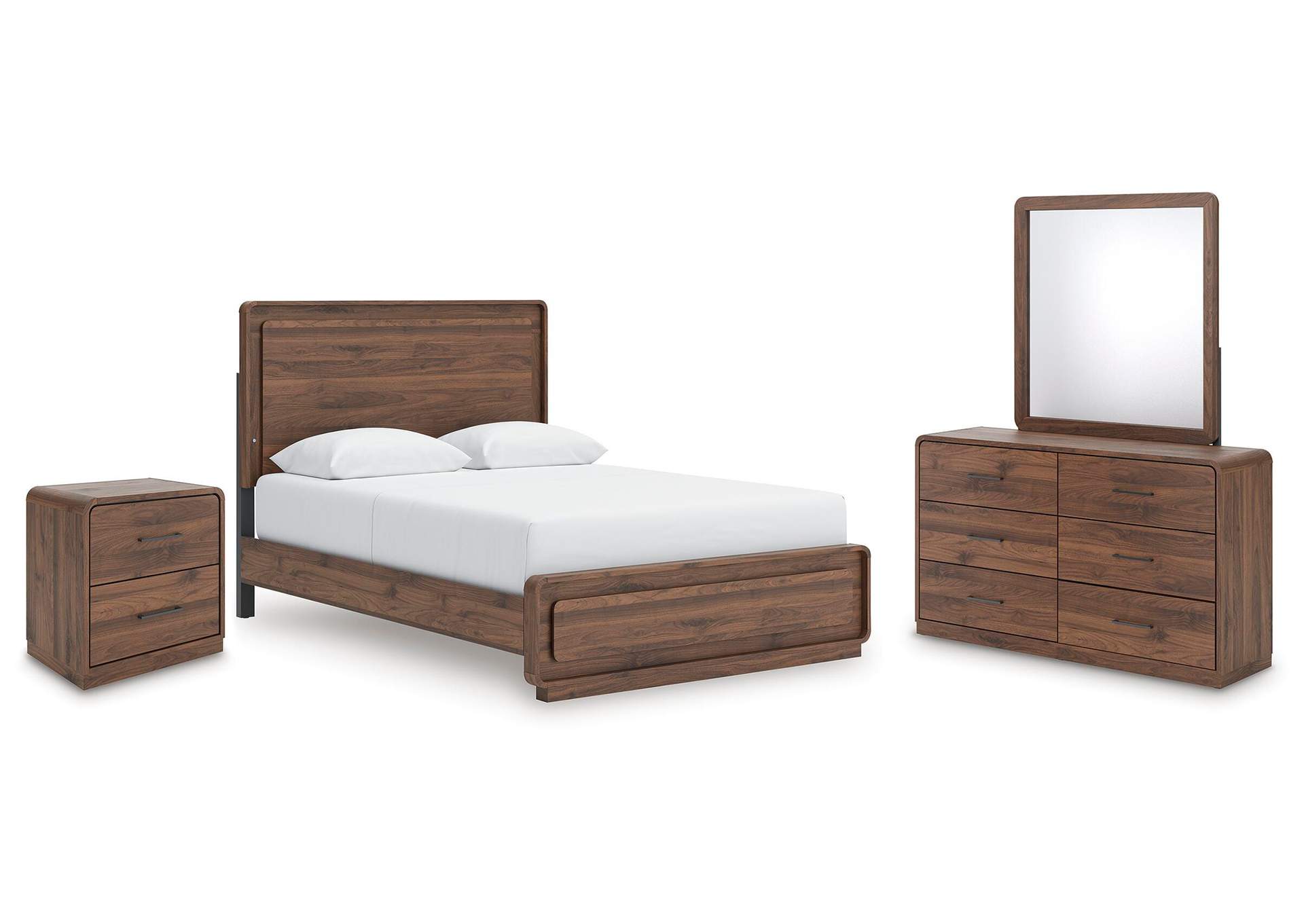 Fortlorn Queen Panel Bed, Dresser, Mirror and Nightstand image 1