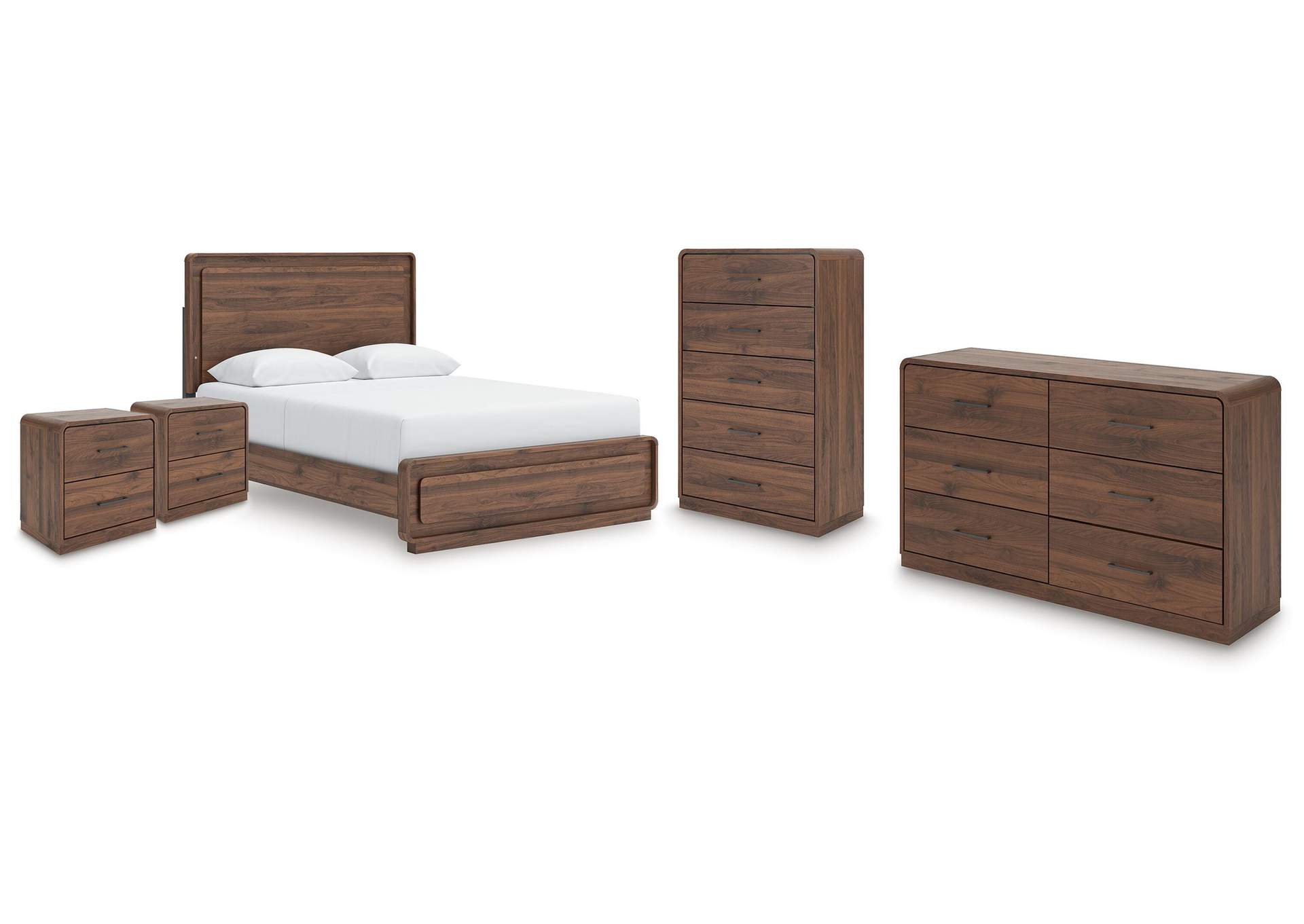 Fortlorn Queen Panel Bed, Dresser, Chest and 2 Nightstands image 1