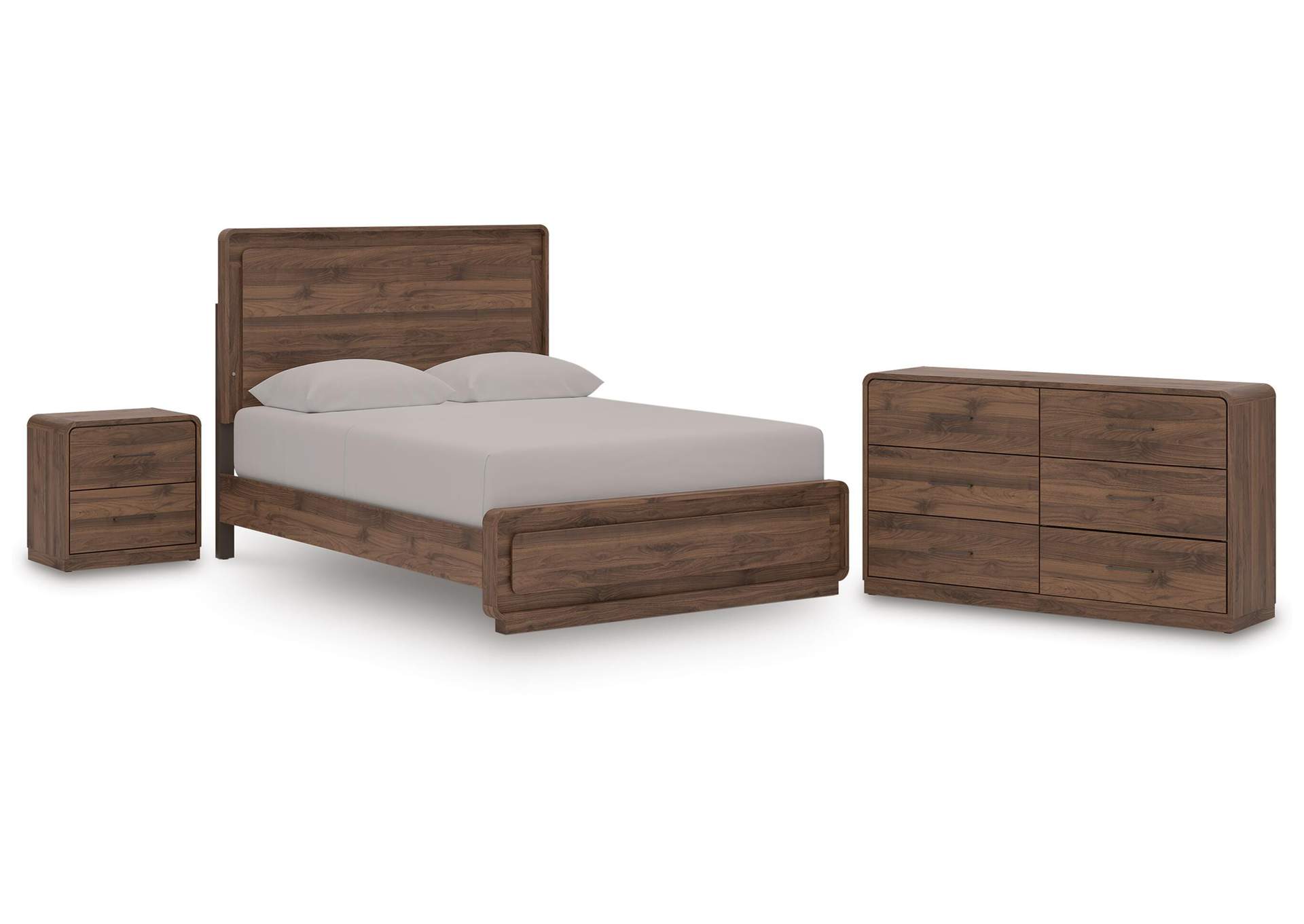 Fortlorn Queen Panel Bed, Dresser and Nightstand image 1