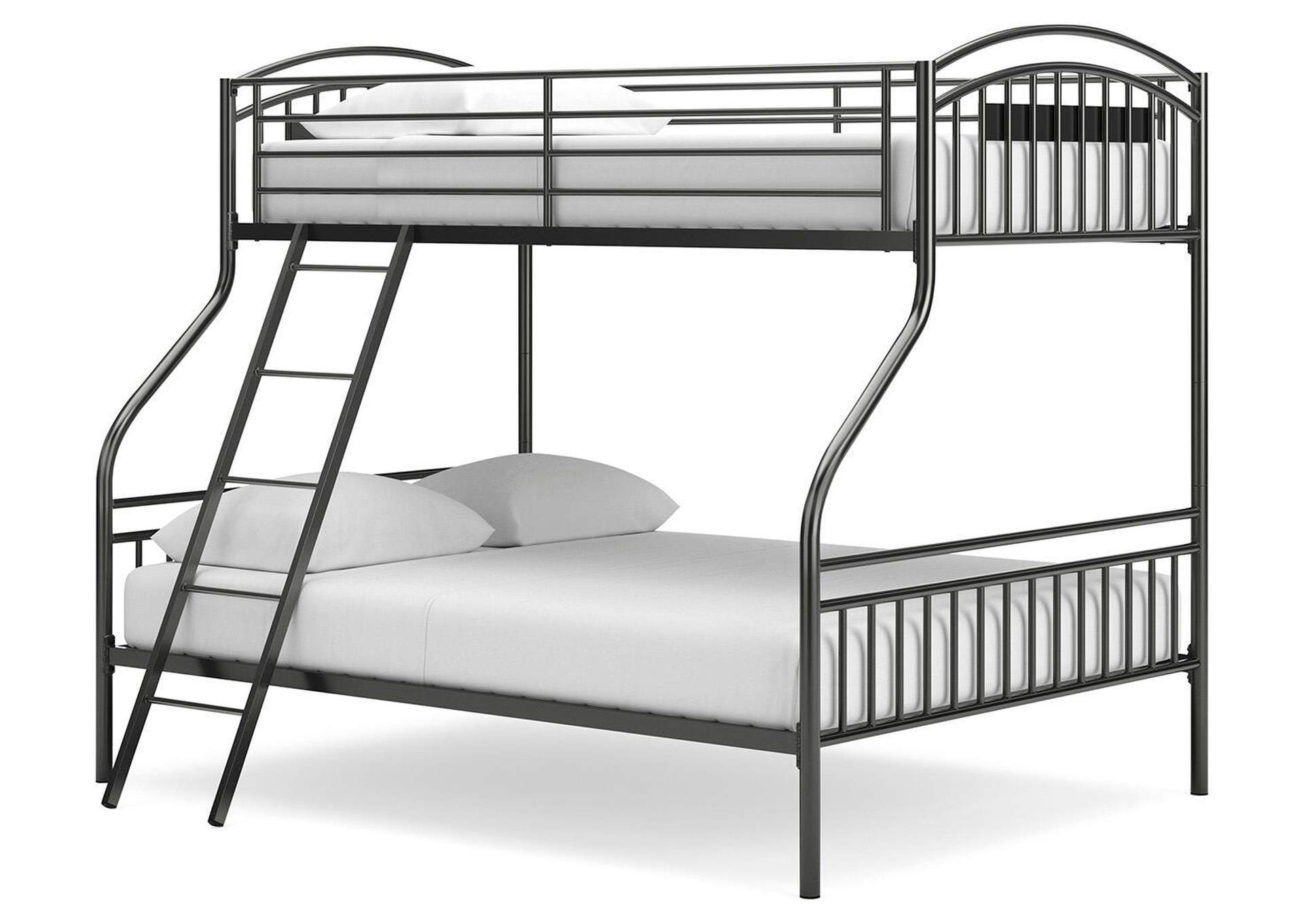 Lanceburg Twin over Full Bunk Bed with Ladder image 3