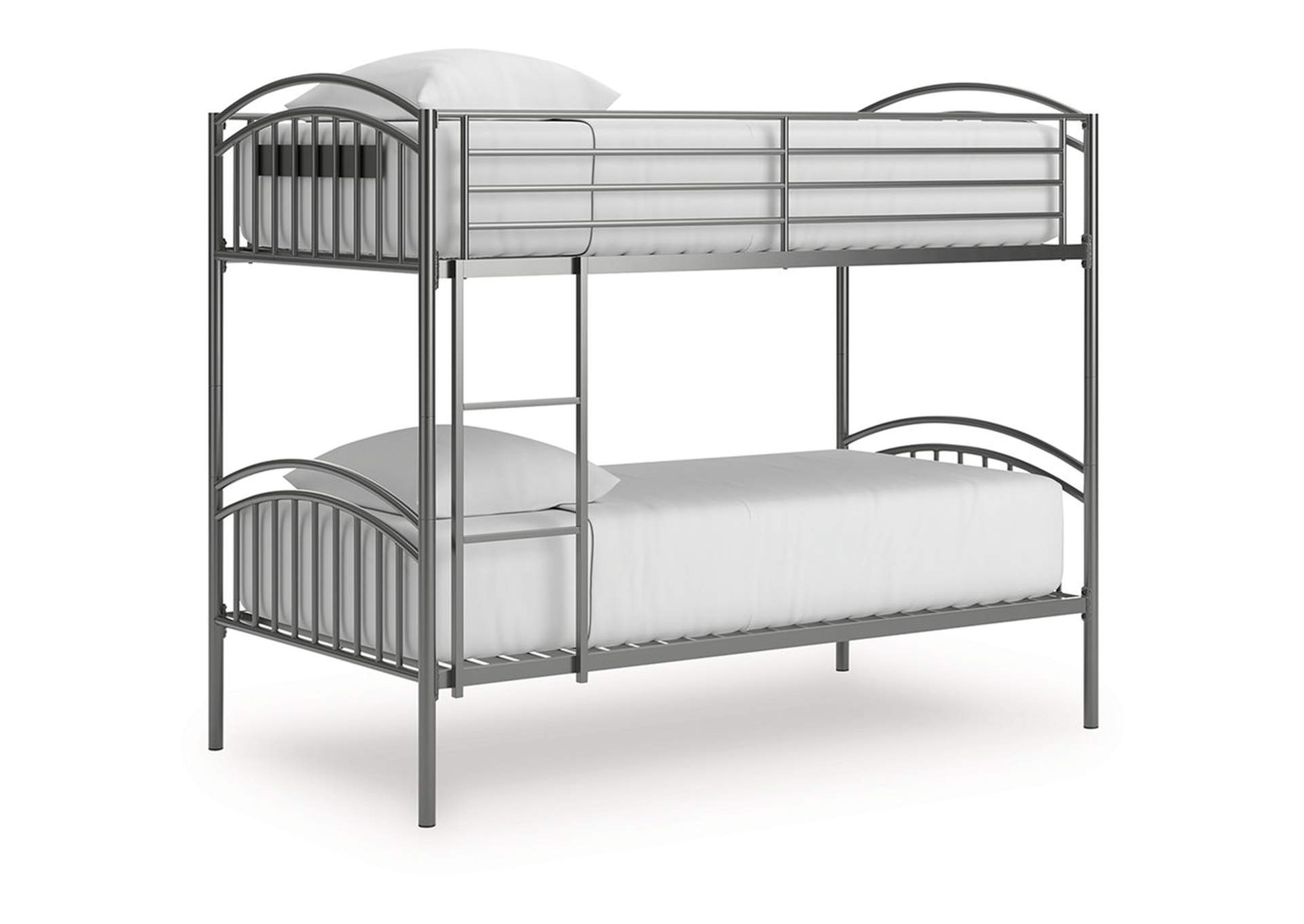 Lanceburg Twin over Twin Bunk Bed with Ladder image 1