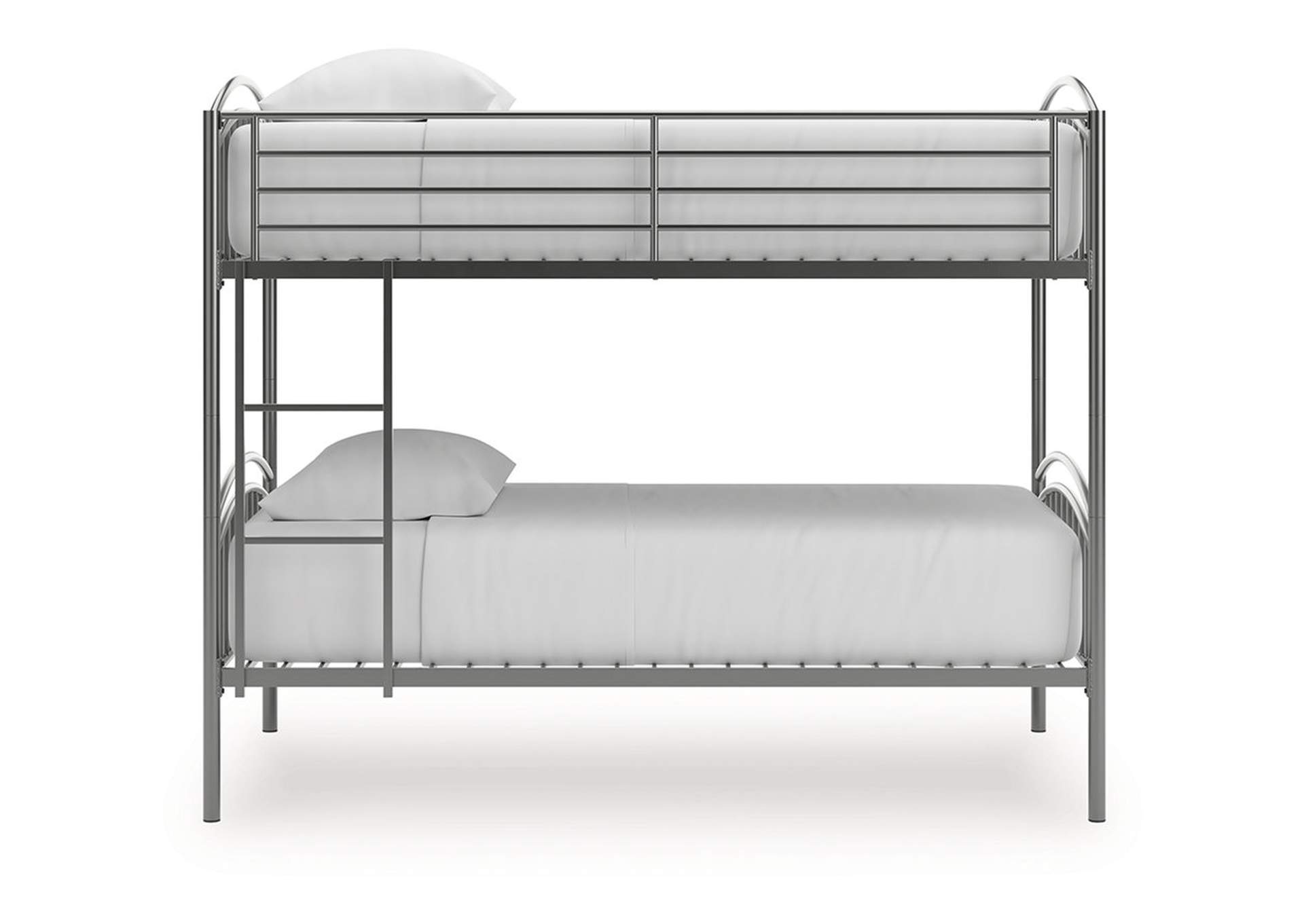Lanceburg Twin over Twin Bunk Bed with Ladder image 5
