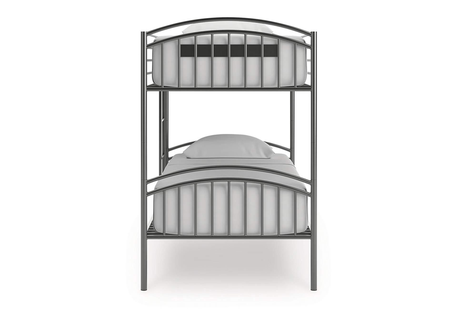 Lanceburg Twin over Twin Bunk Bed with Ladder image 6