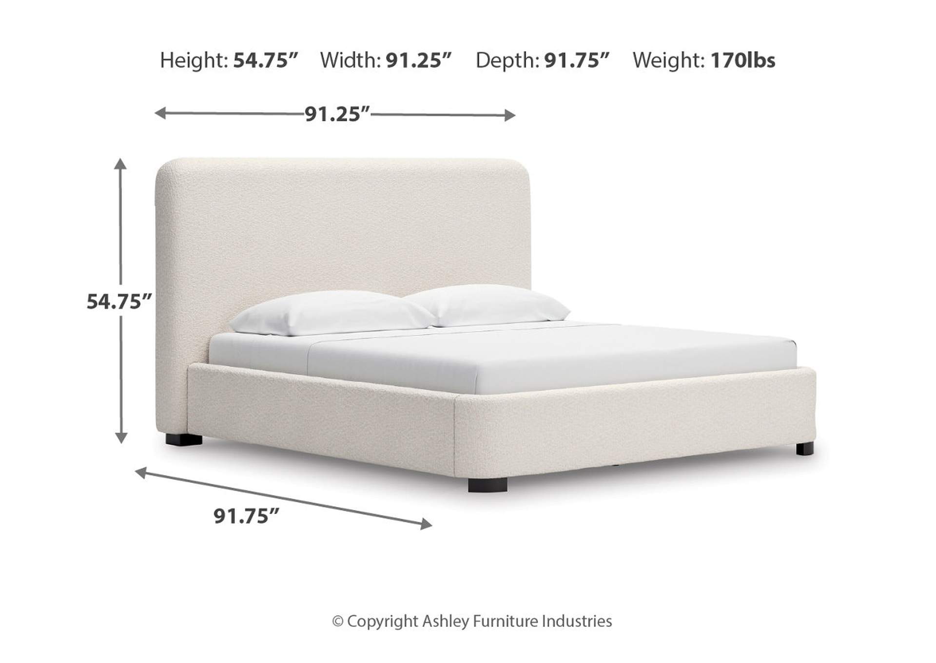 Brintstreet King Upholstered Bed image 5