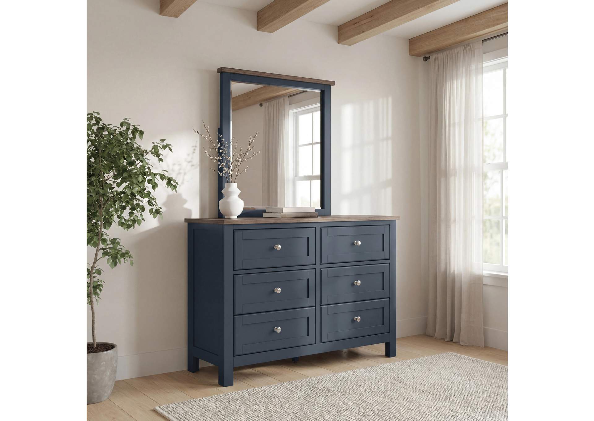 Landocken Dresser and Mirror image 5