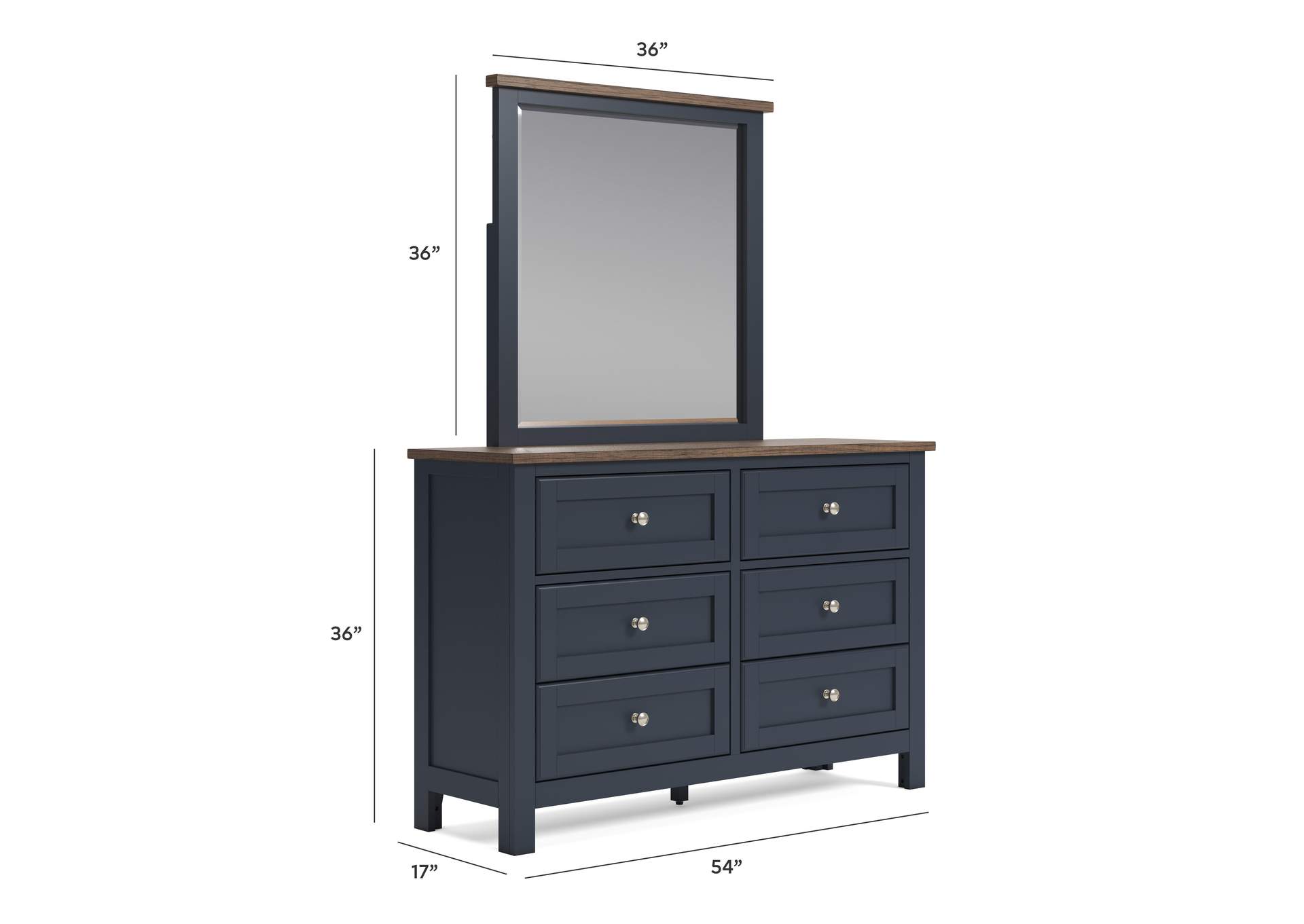 Landocken Dresser and Mirror image 9