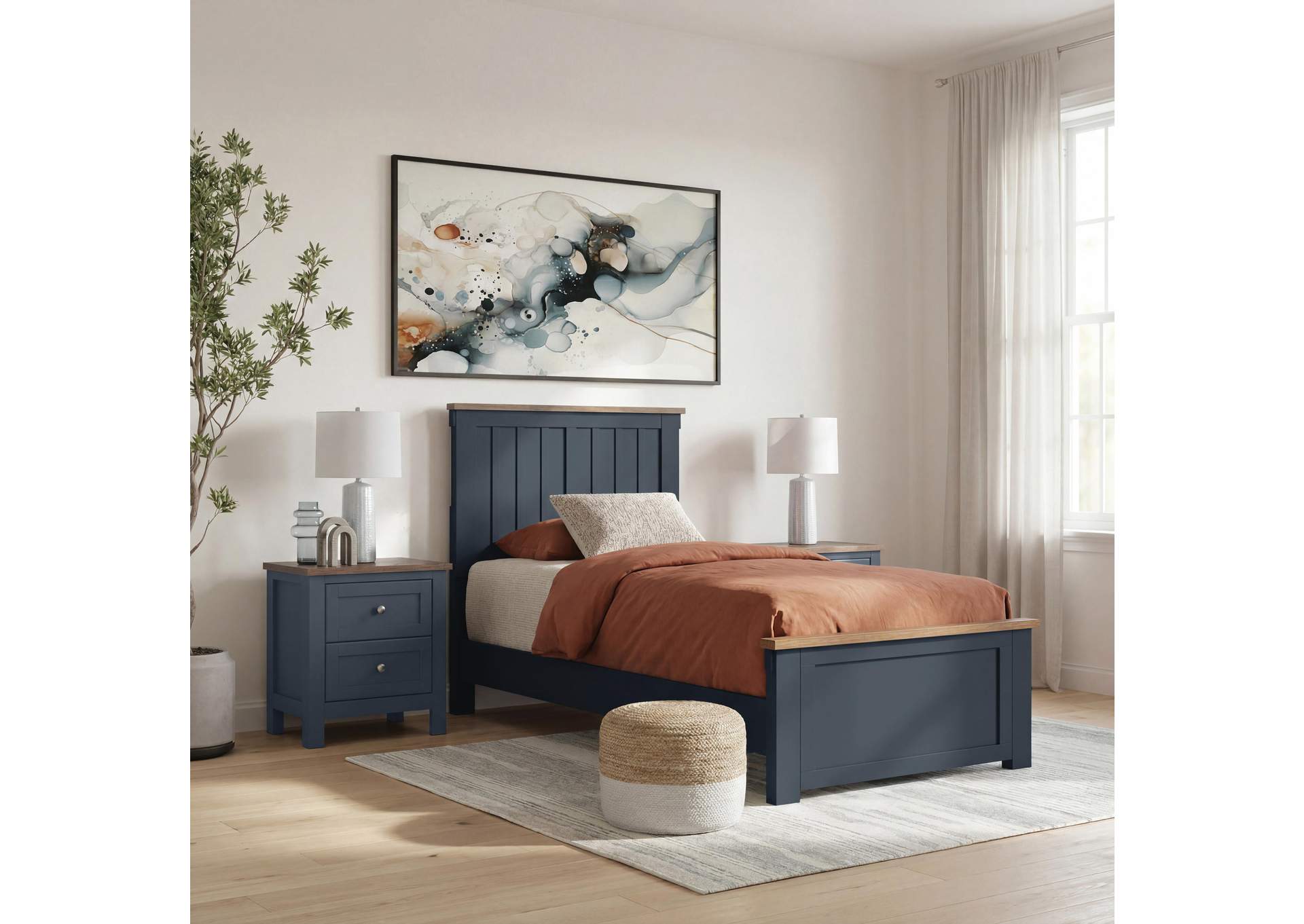 Landocken Twin Panel Bed image 4