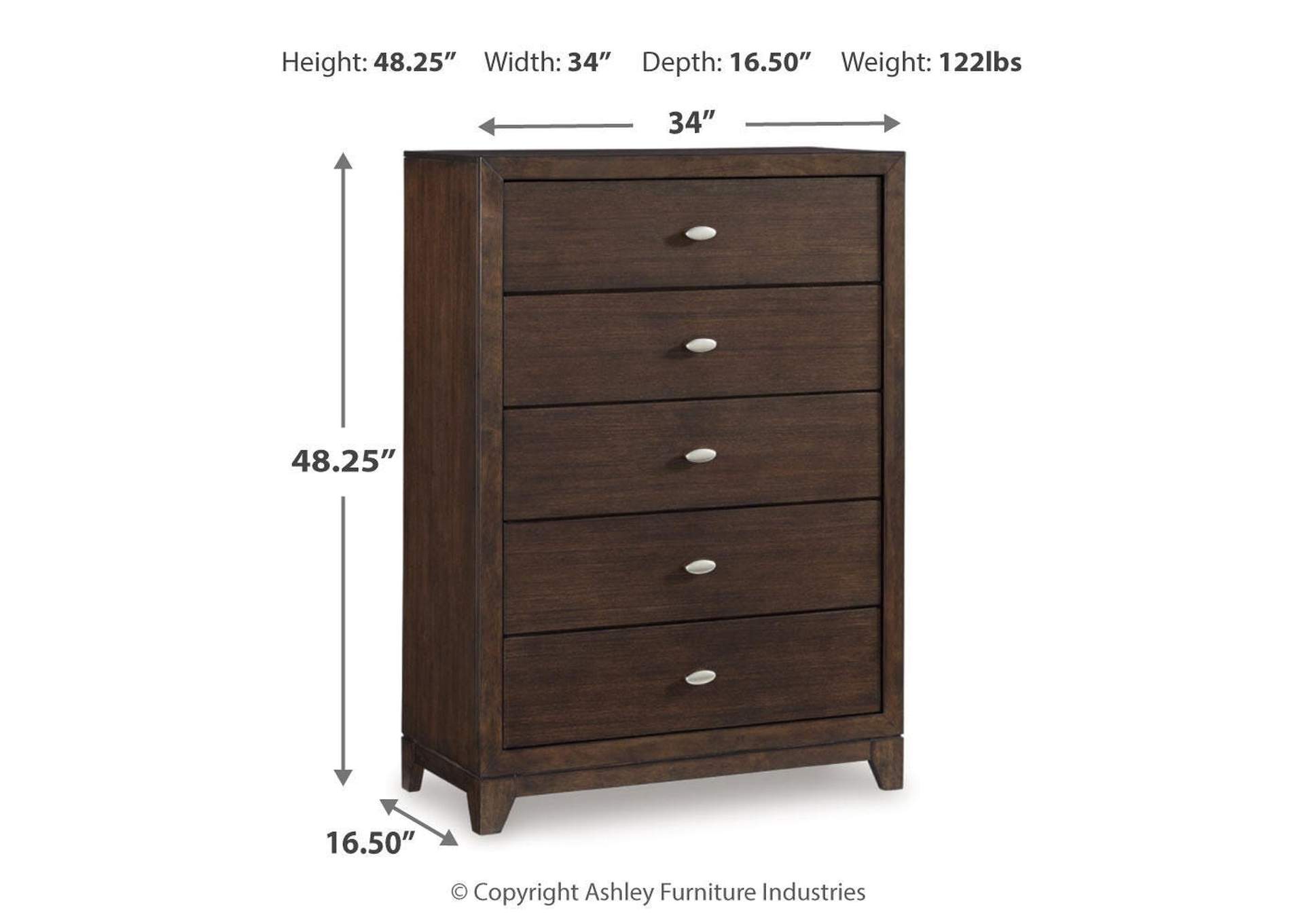 Tandisport King Panel Bed with Mirrored Dresser, Chest and Nightstand image 13