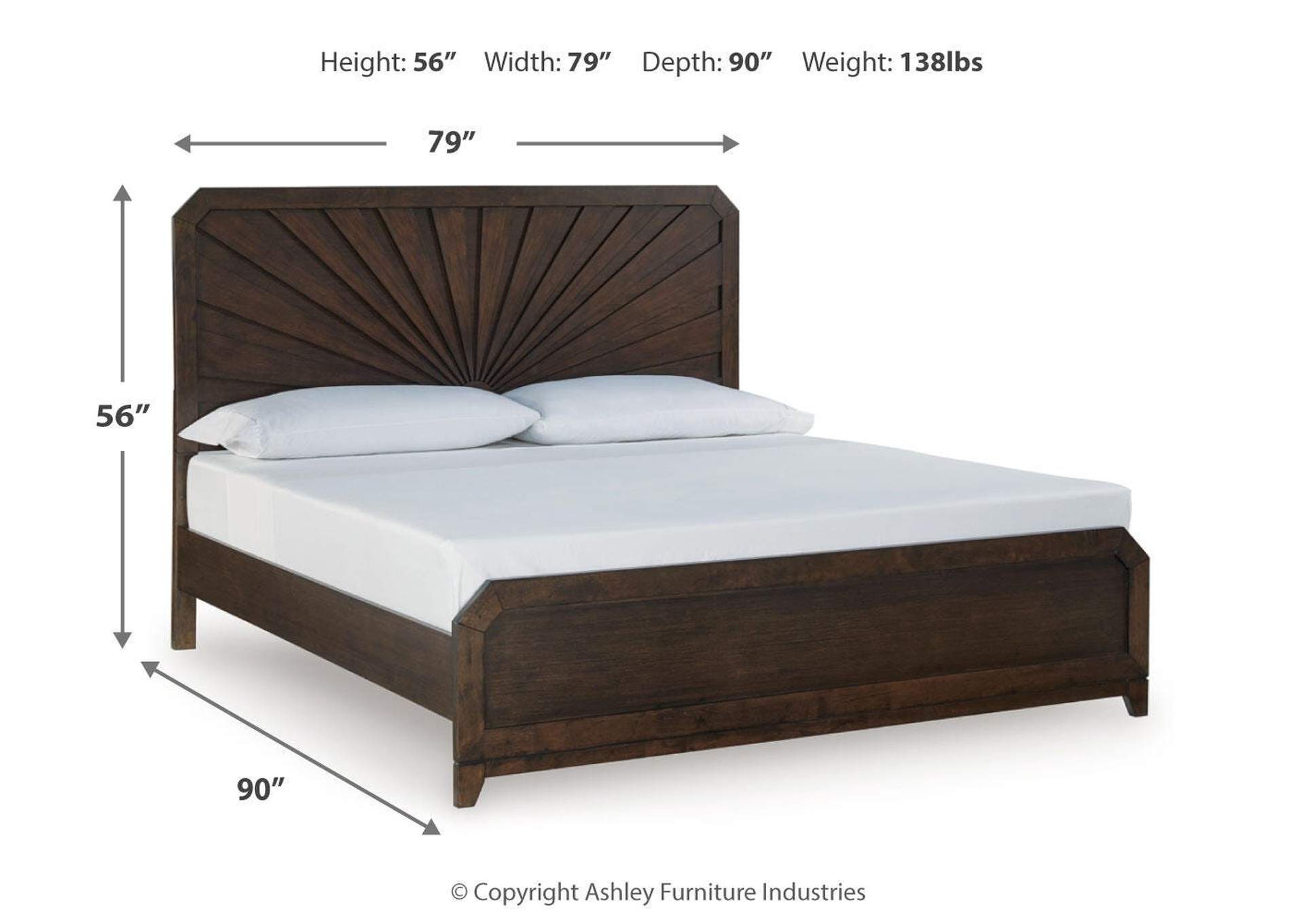 Tandisport California King Panel Bed image 7